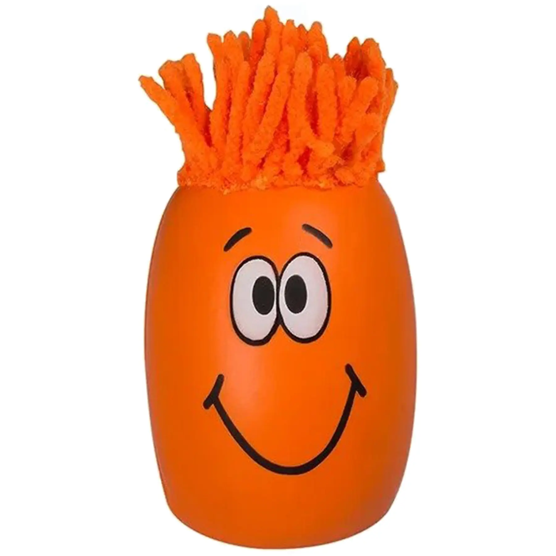 Smiling Oblong Microfiber Stress Ball Screen Cleaner