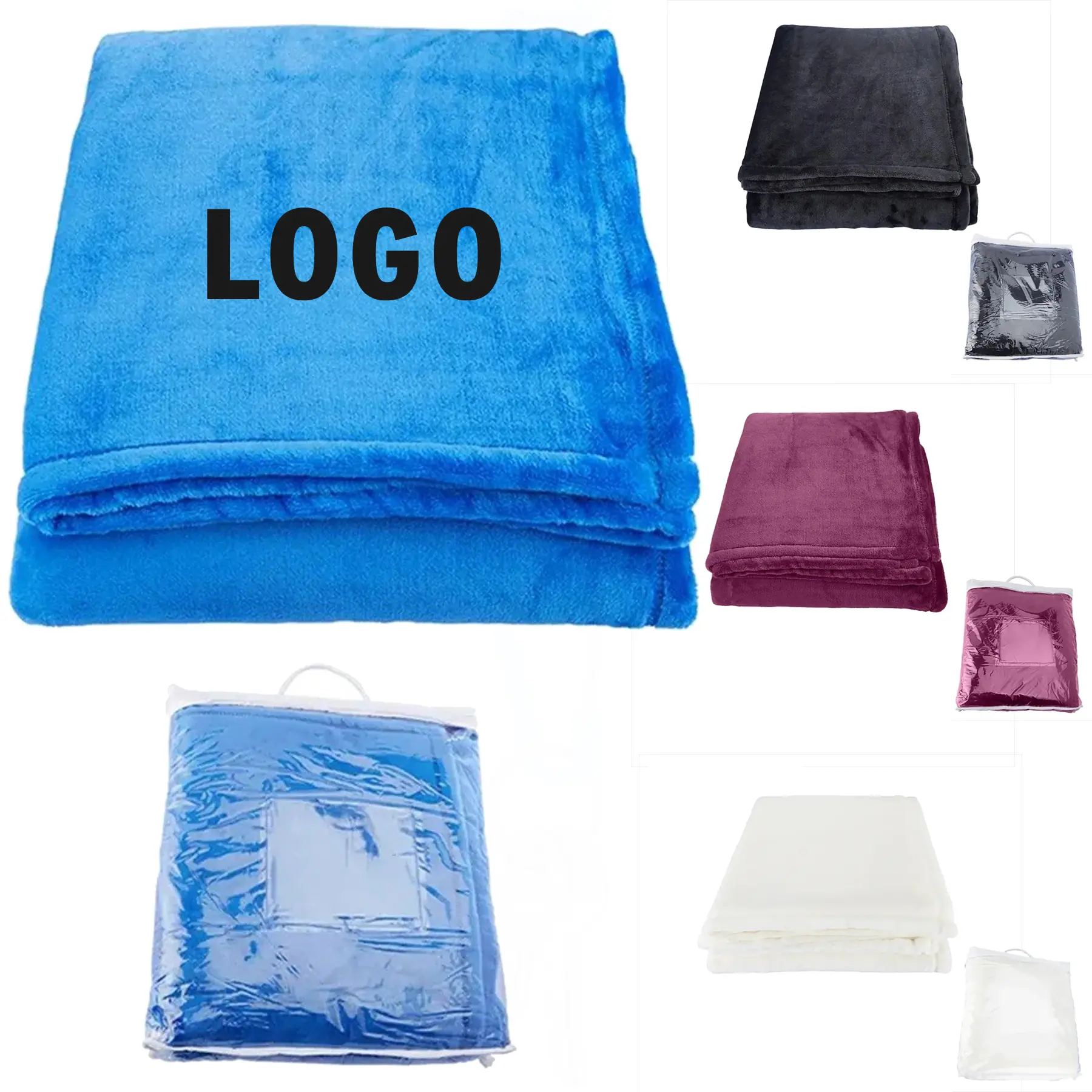 Ultra Plush Faux Mink Fleece Blanket Cozy Throw 2