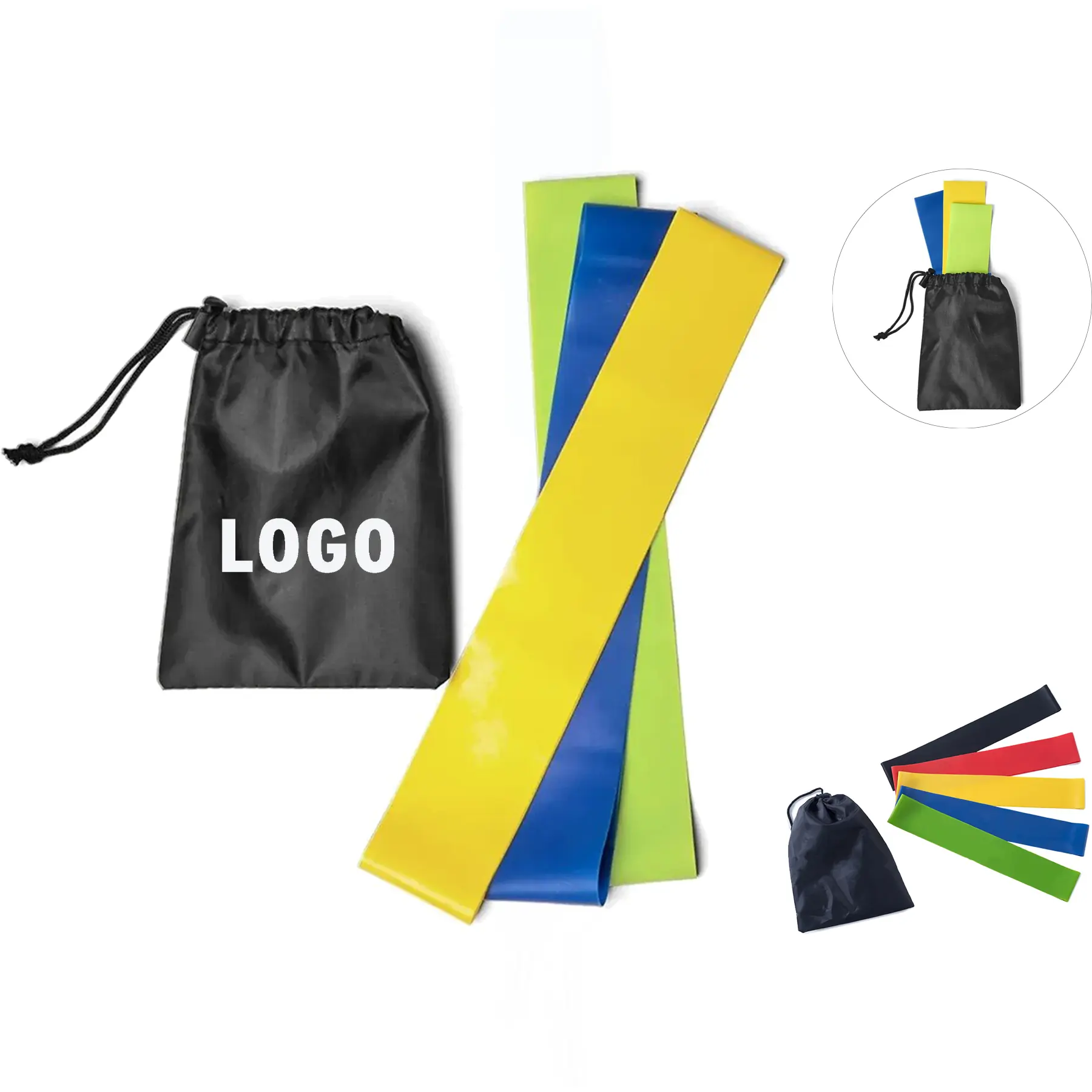 Workout Resistance Bands Three Levels 2