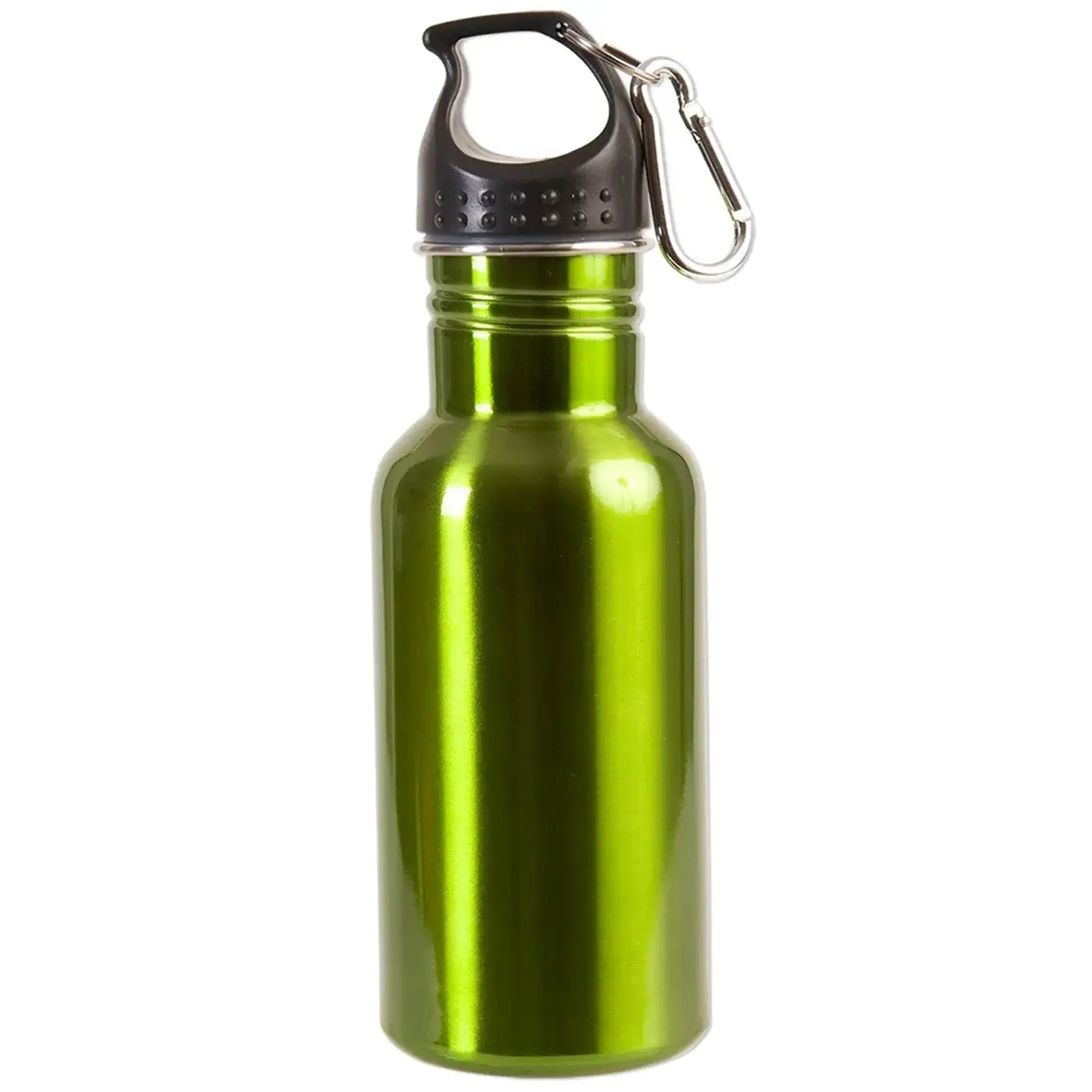 17oz Stainless Steel Adventure Water Bottle Carabiner Clip