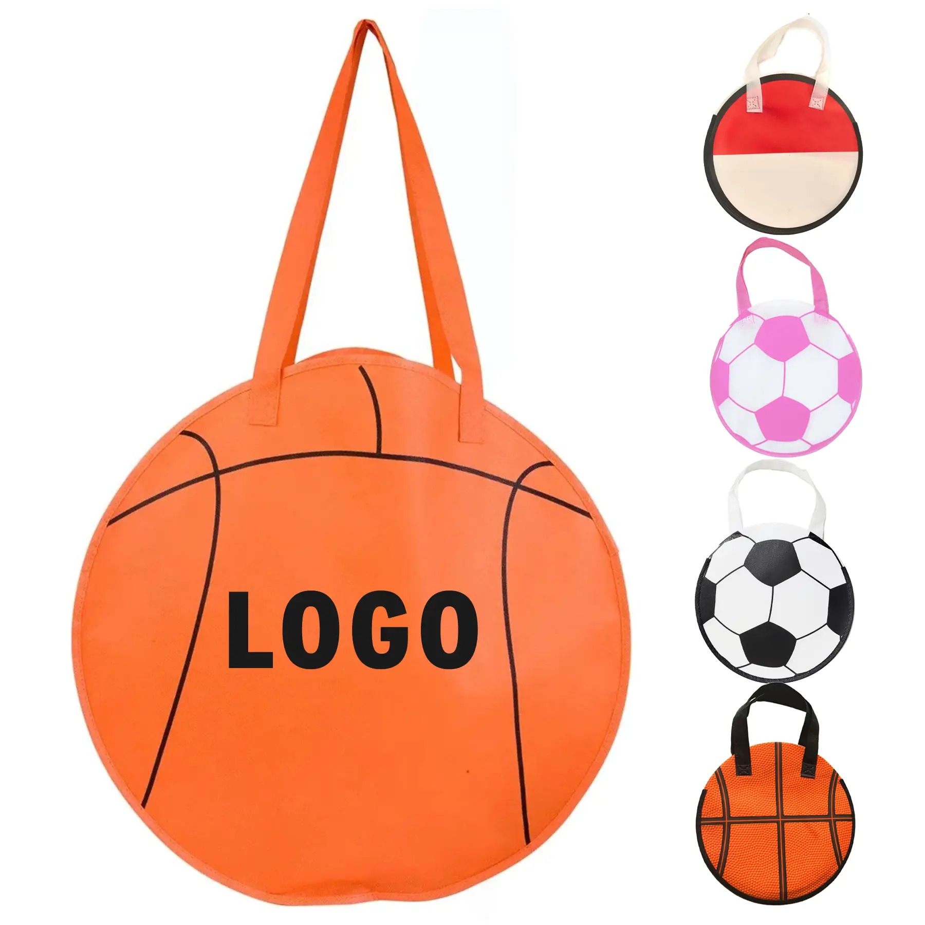 Custom Basketball Print Grocery Tote Bag 2