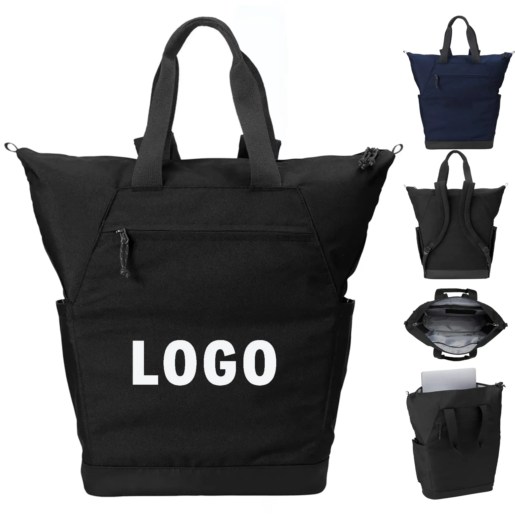 All Weather Laptop Backpack Tote with Multiple Carry Options 2