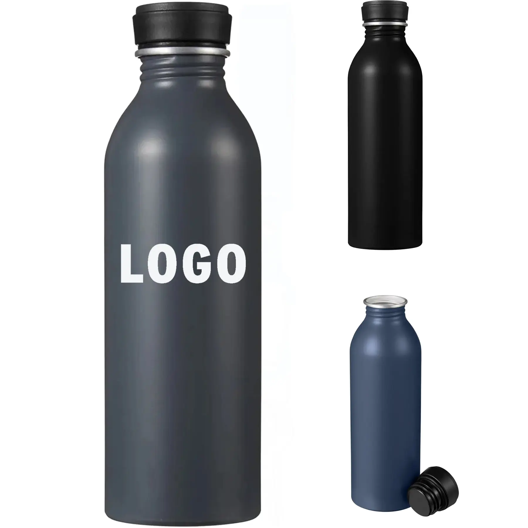 Sleek Lightweight Aluminum Water Bottle Reusable Hydration 2