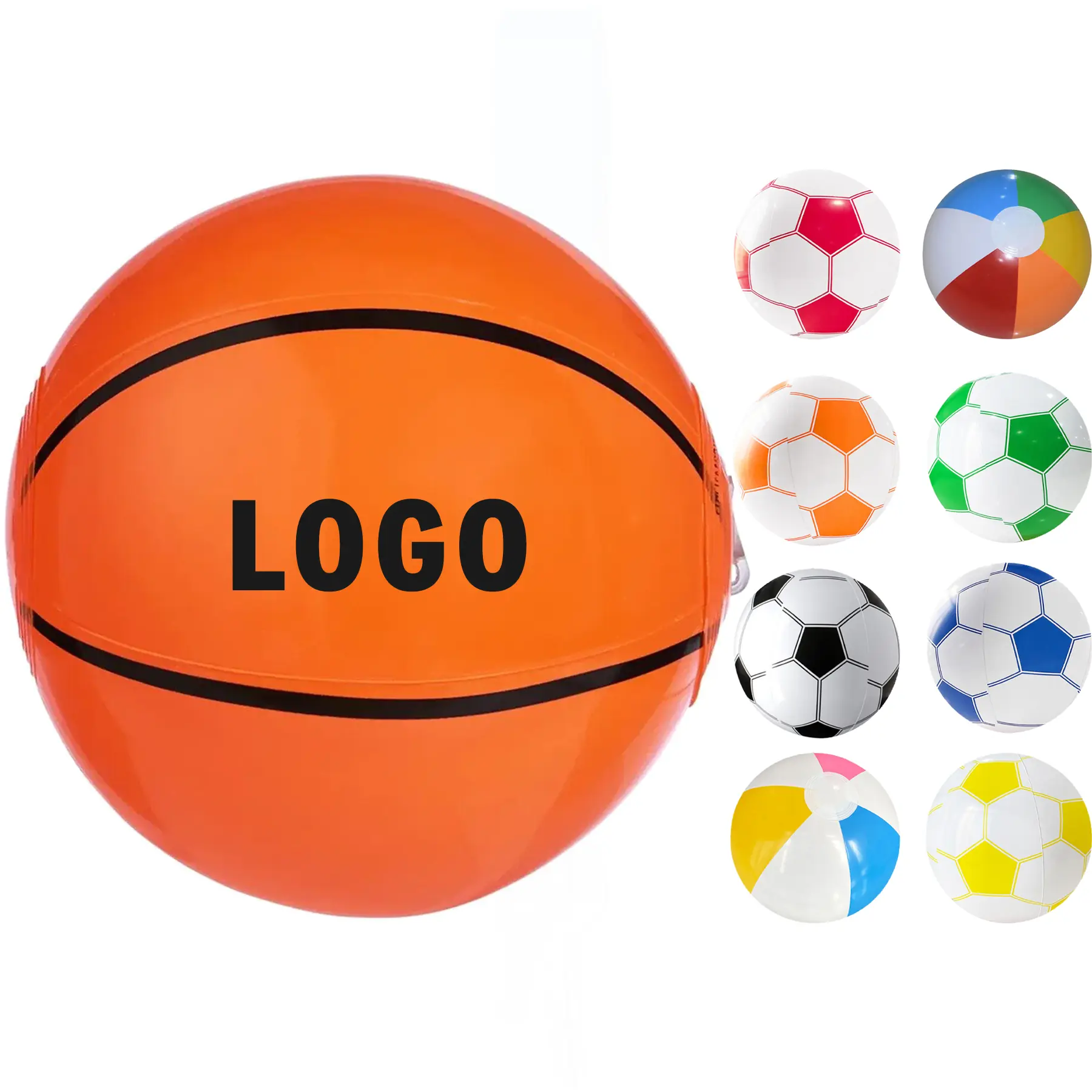 Inflatable Basketball Beach Ball for Pool Summer Fun 2