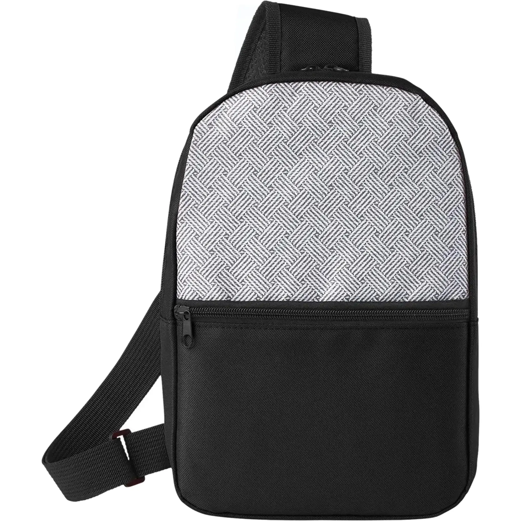 Recycled Polyester Patchwork Sling Bag
