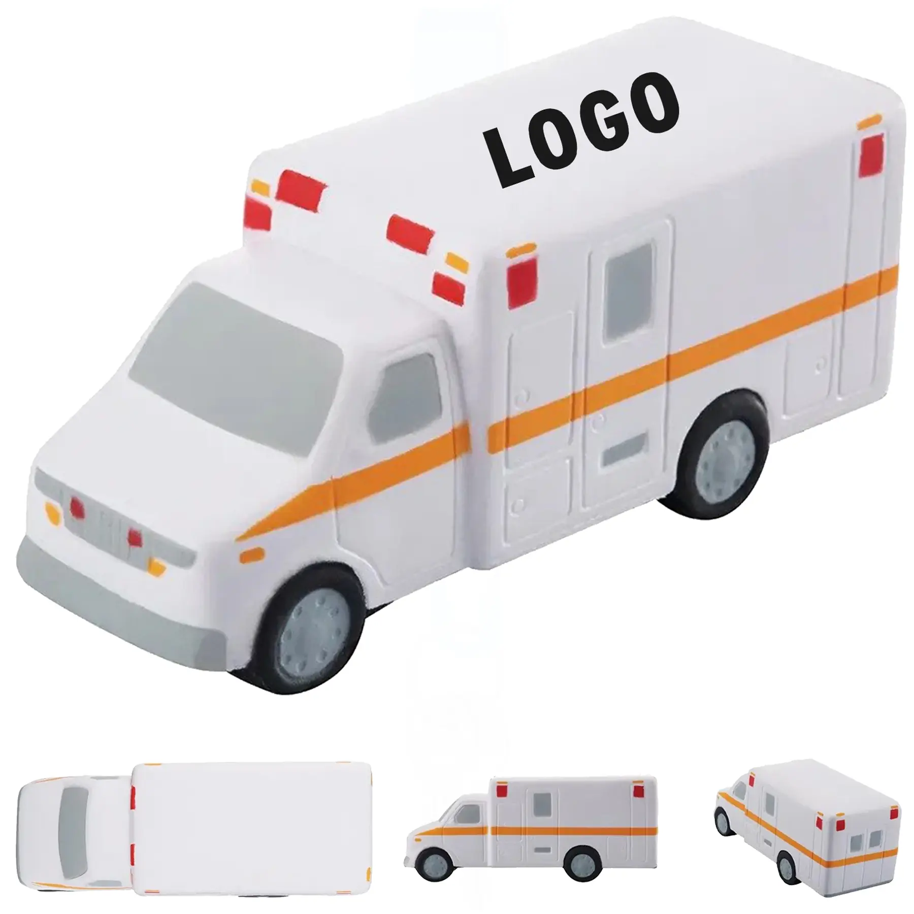 Custom Ambulance Stress Relief Ball 2