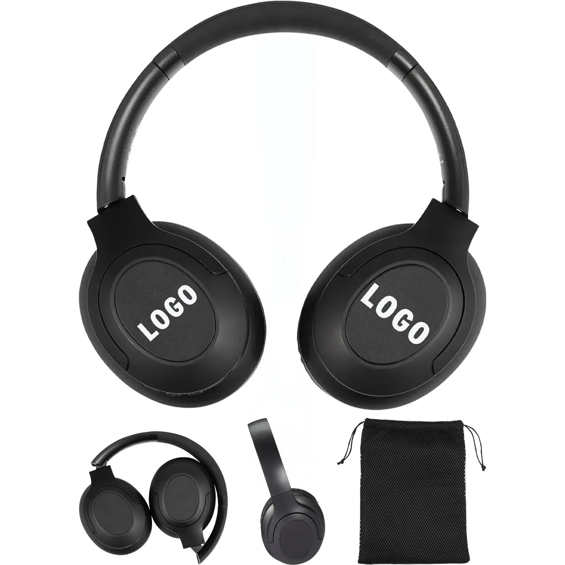 Wireless Over-Ear Headphones Active Noise Cancellation Deep Bass 2