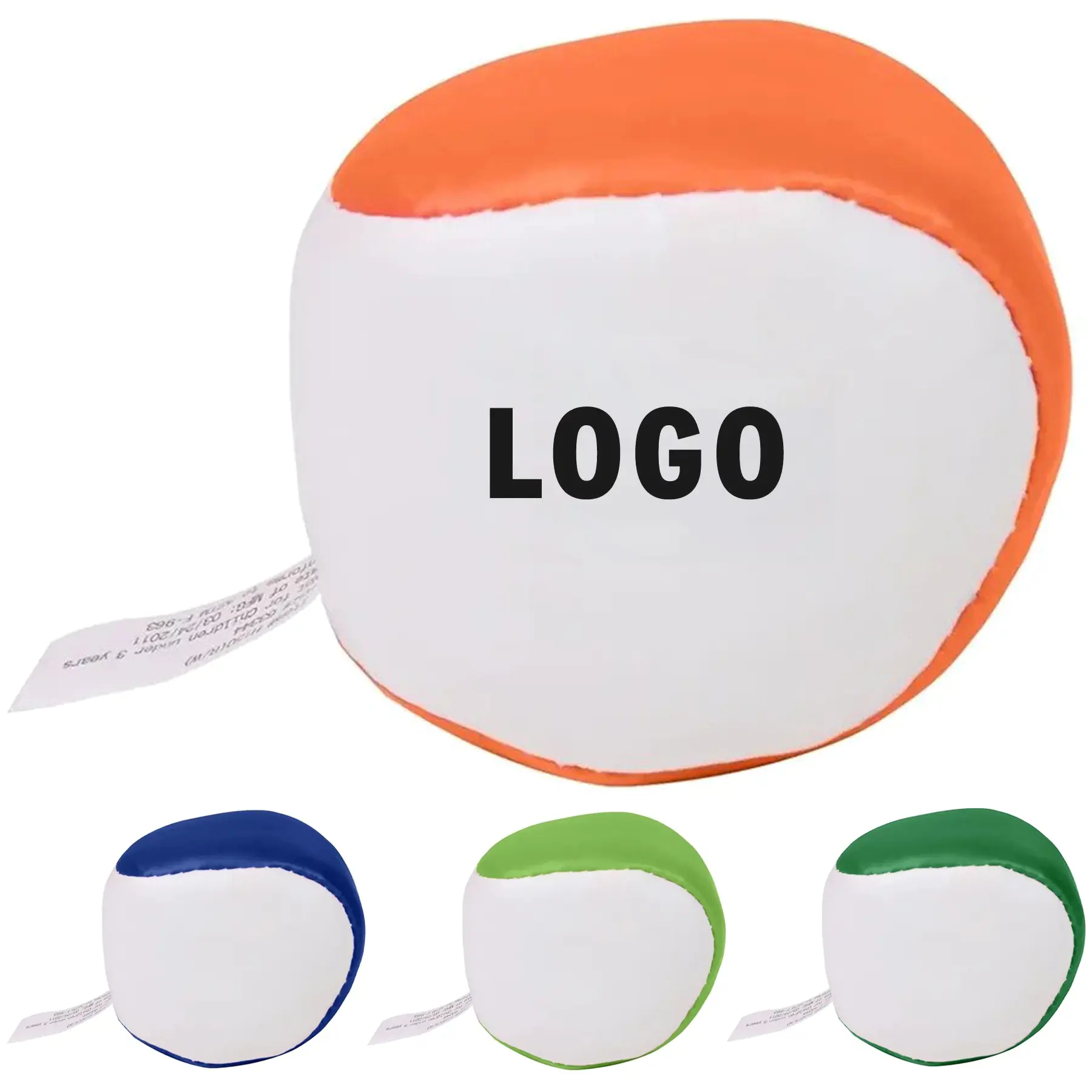 Dual Tone Bean Filled Foot Bag for Hacky Sack & Stress Relief 2