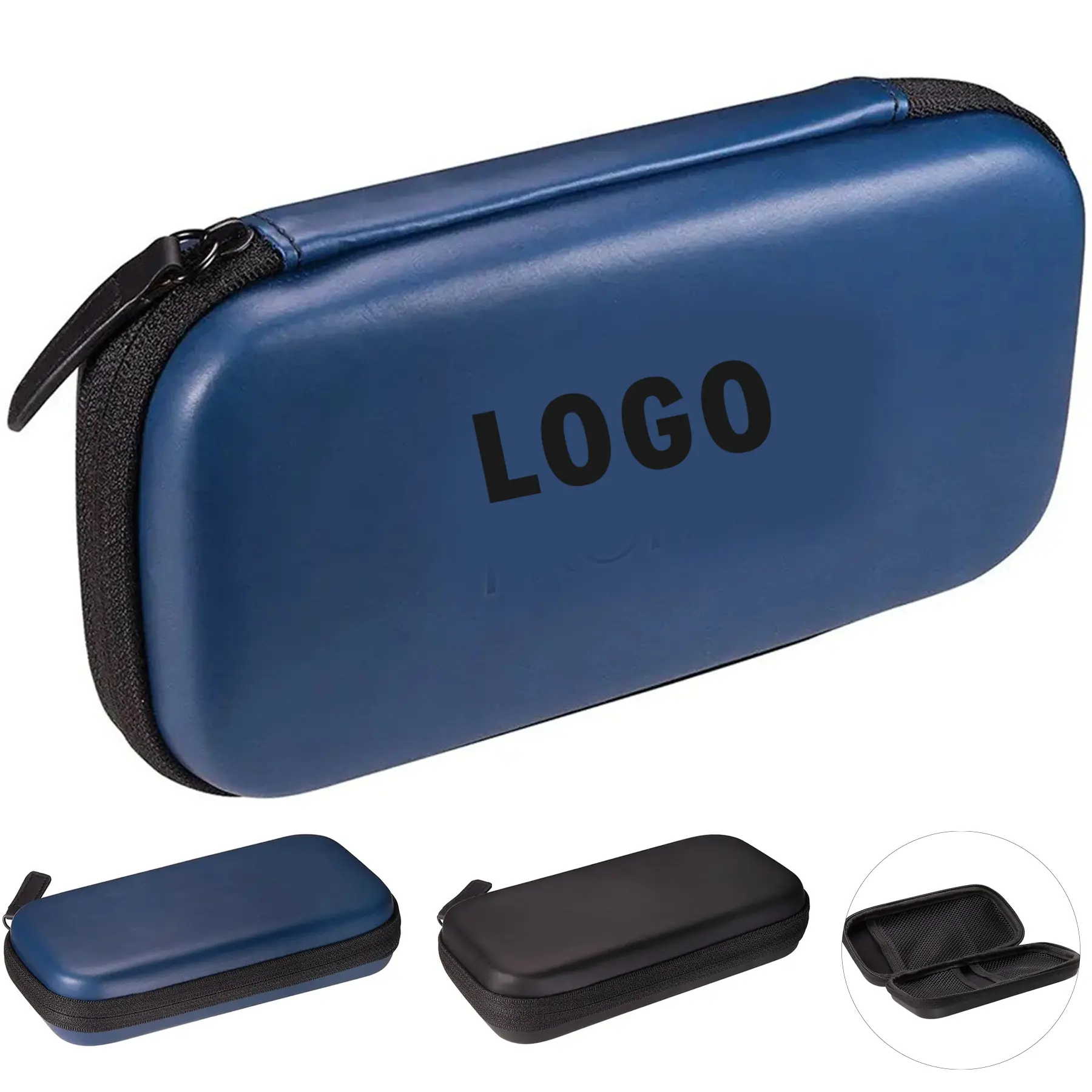 Premium Faux Leather EVA Hard Shell Travel Organizer Case 2