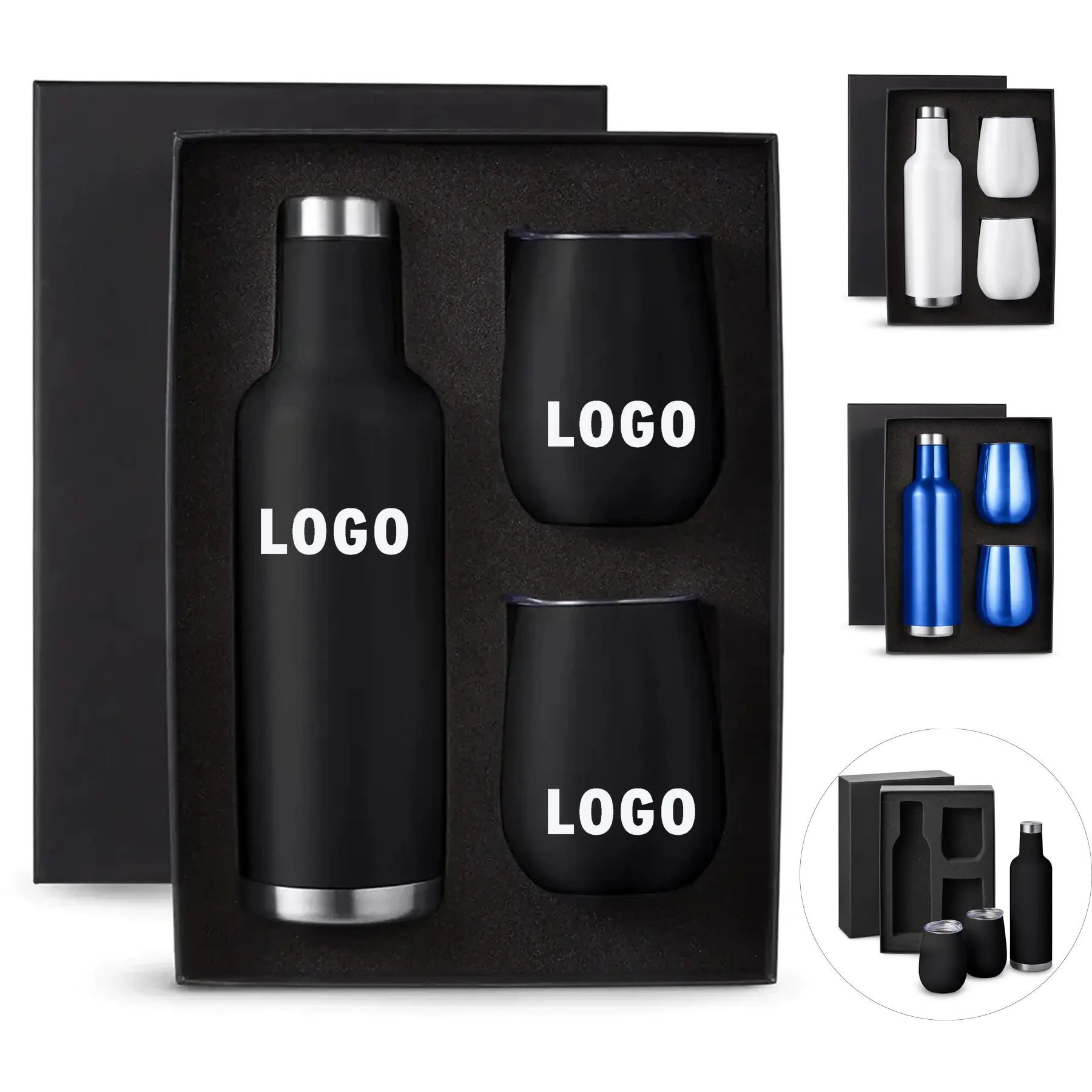 Wine Lovers 3 Piece Vacuum Insulated Gift Set 2