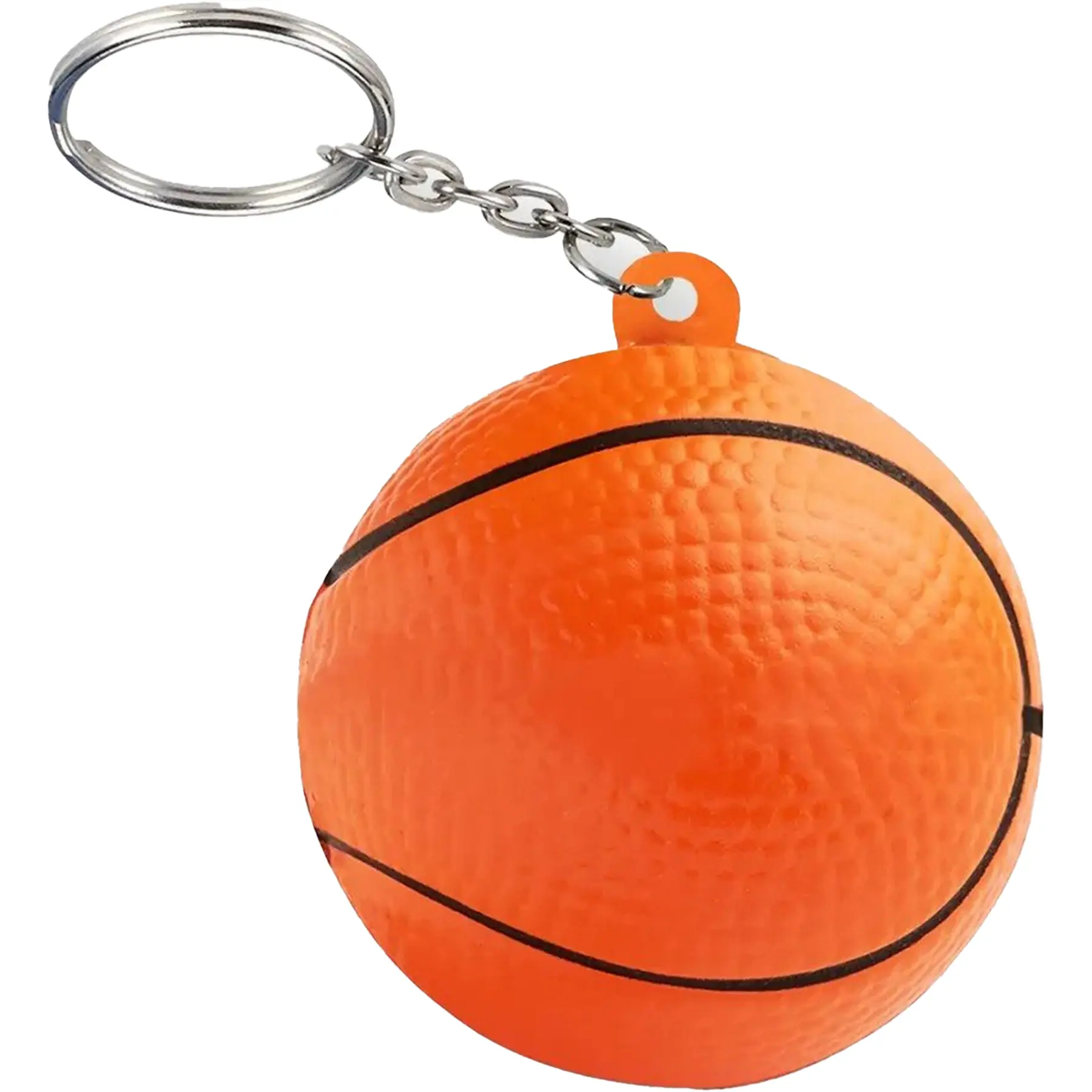 Basketball Stress Ball Keychain Custom Design