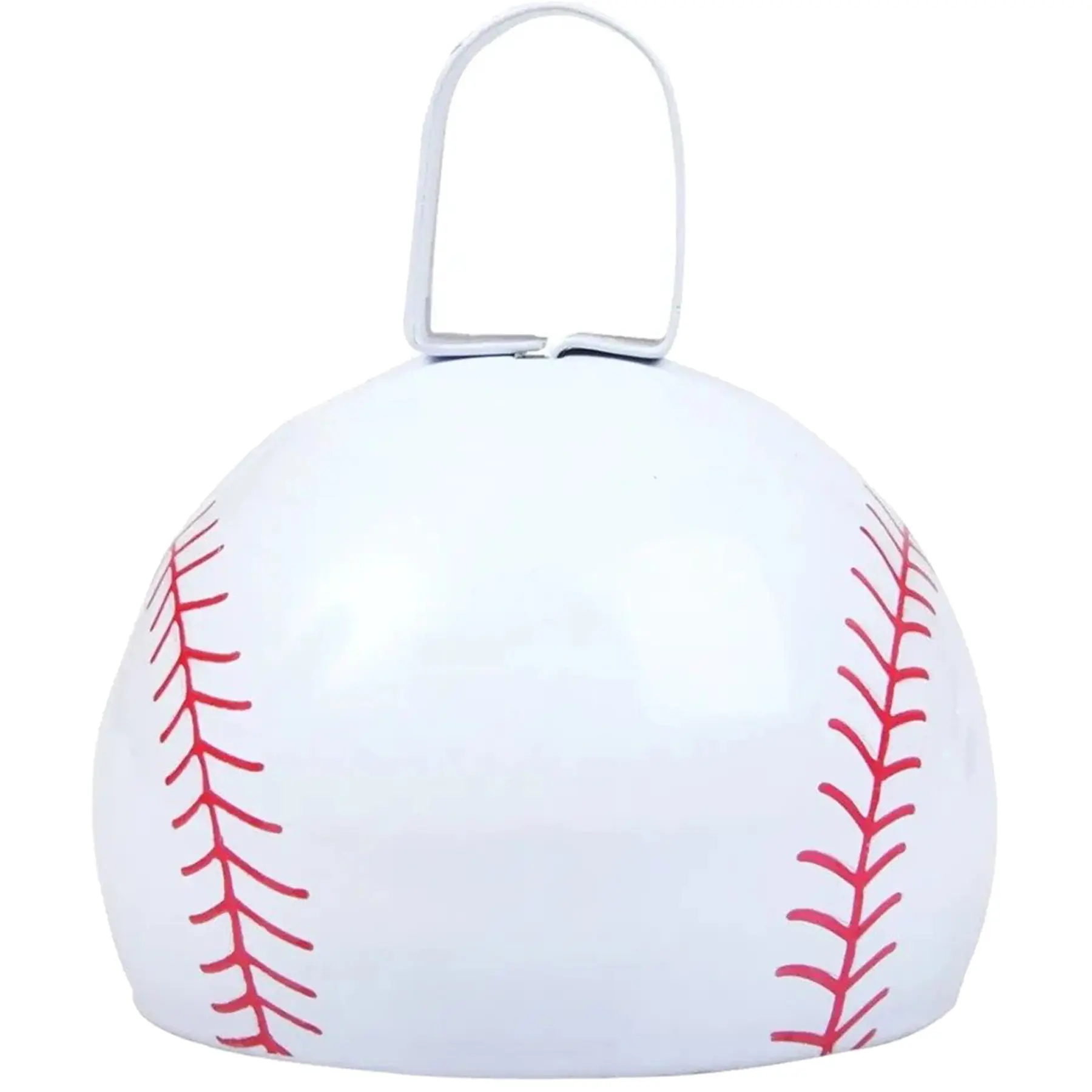 Baseball Graphic Iron Cowbell Top Handle