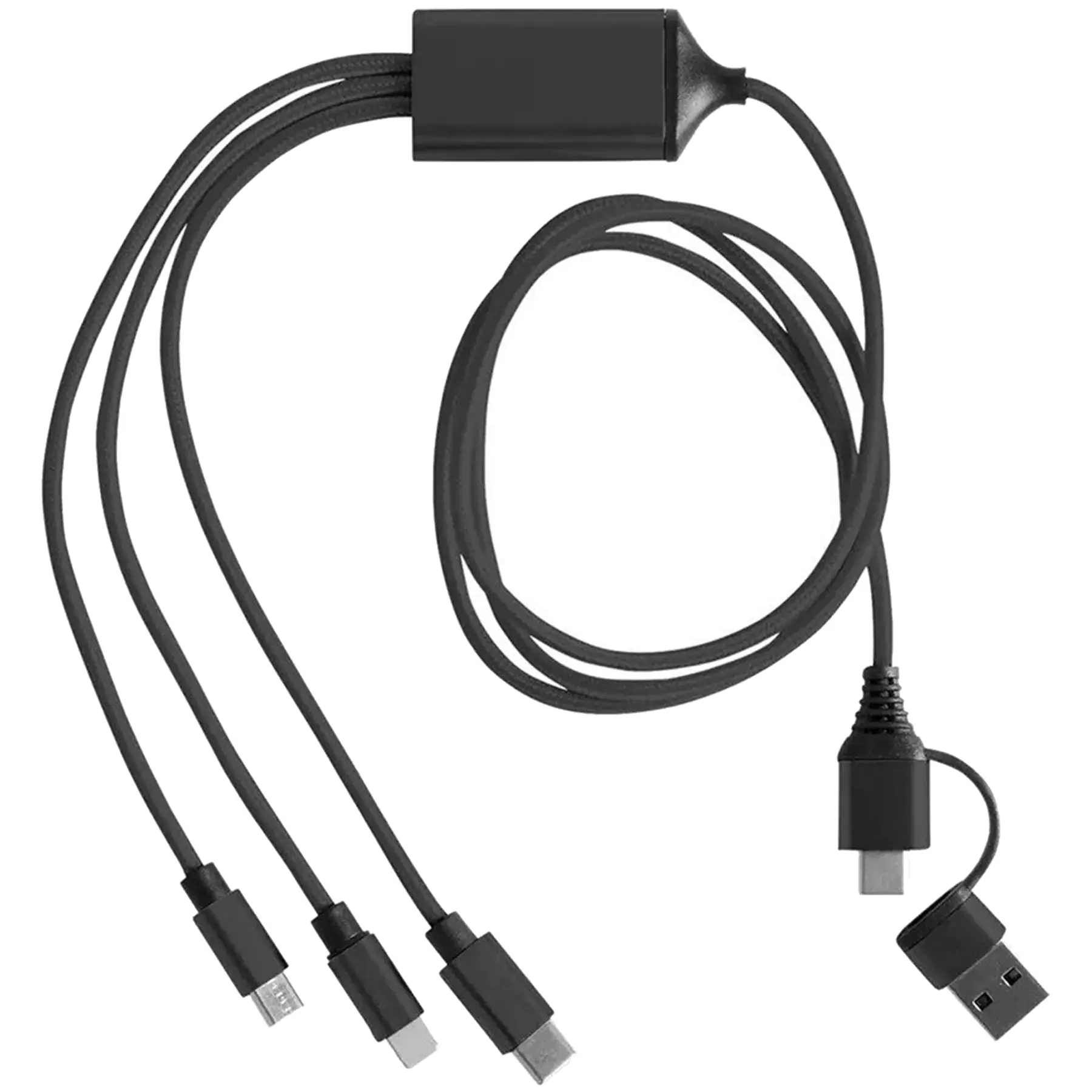 Universal Triple Port Charging Cable USB A Type C Micro USB