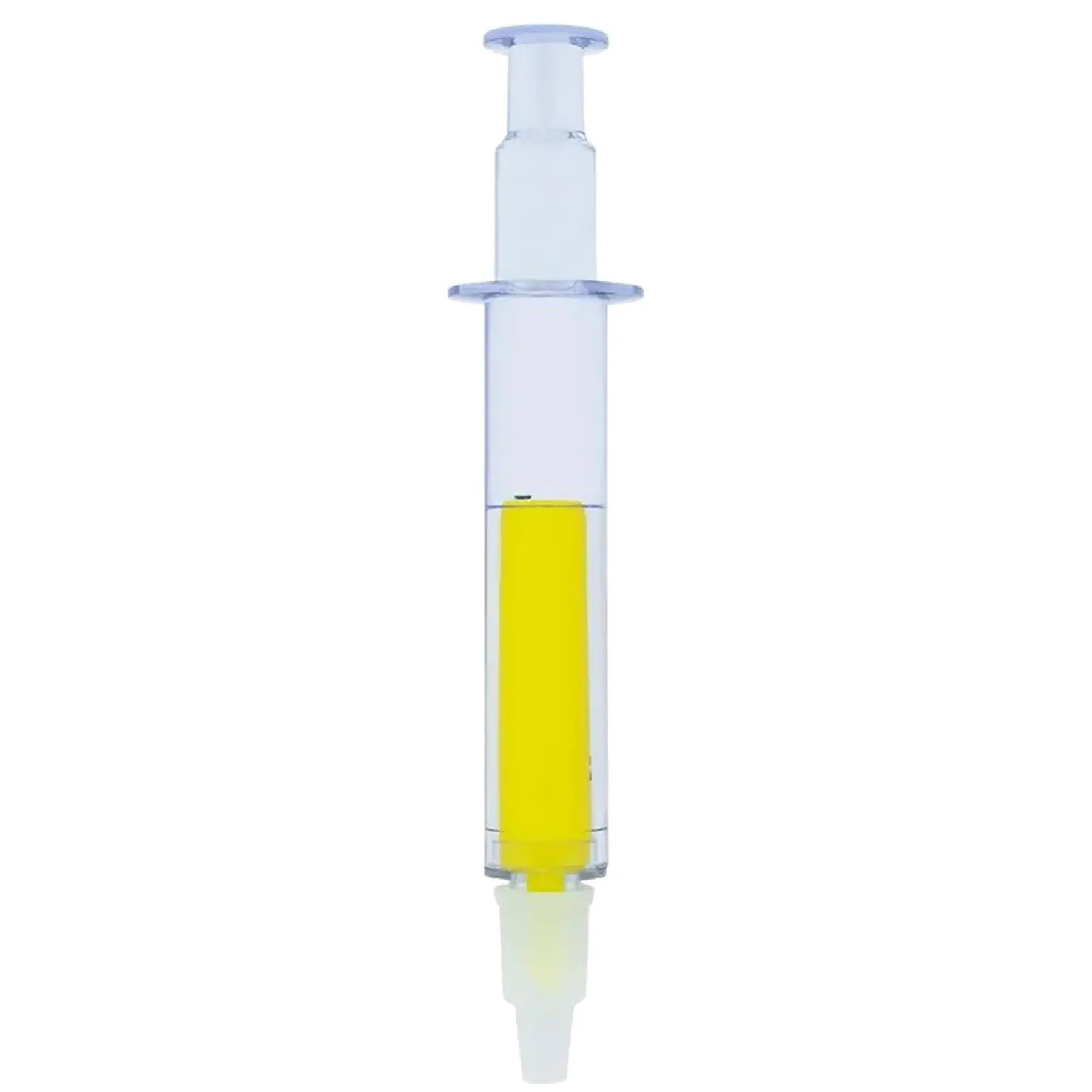 Syringe Shape Neon Yellow Highlighter Medical Education Supply