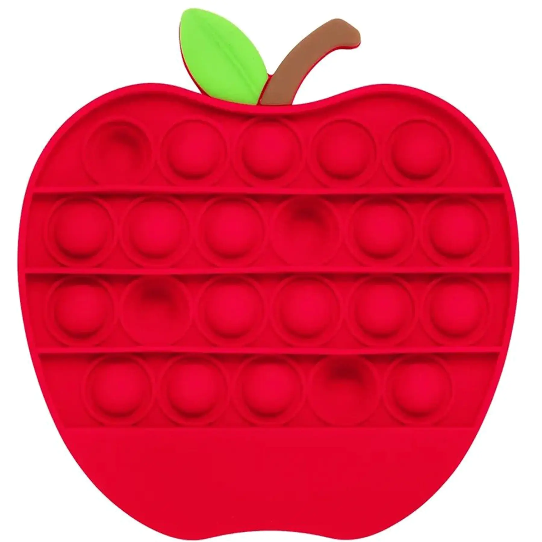 Silicone Apple Pop Bubble Fidget Toy