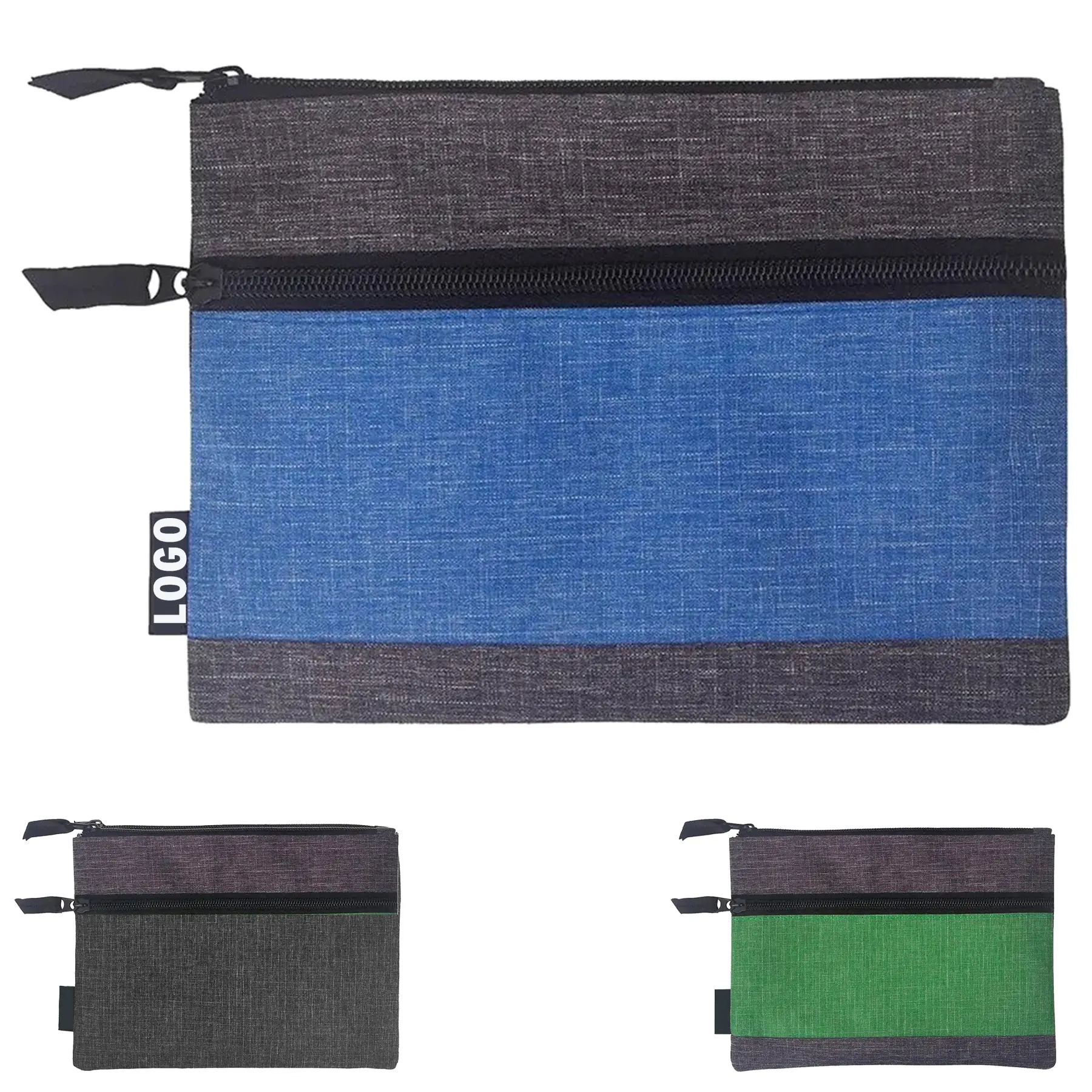 Compact Nylon Zip Organizer for Office Travel 2