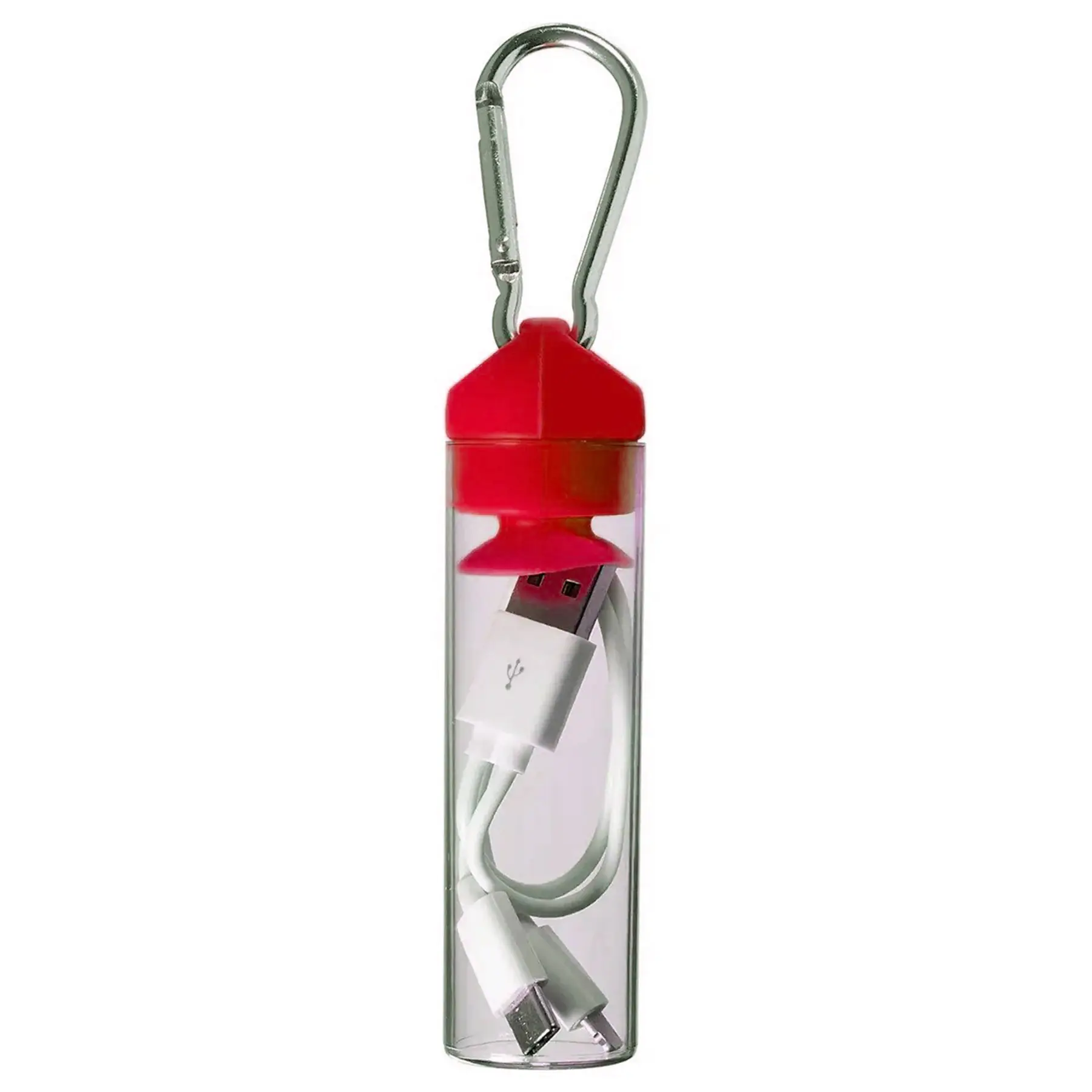 Portable Carabiner Tube Triple Charging Cable Set