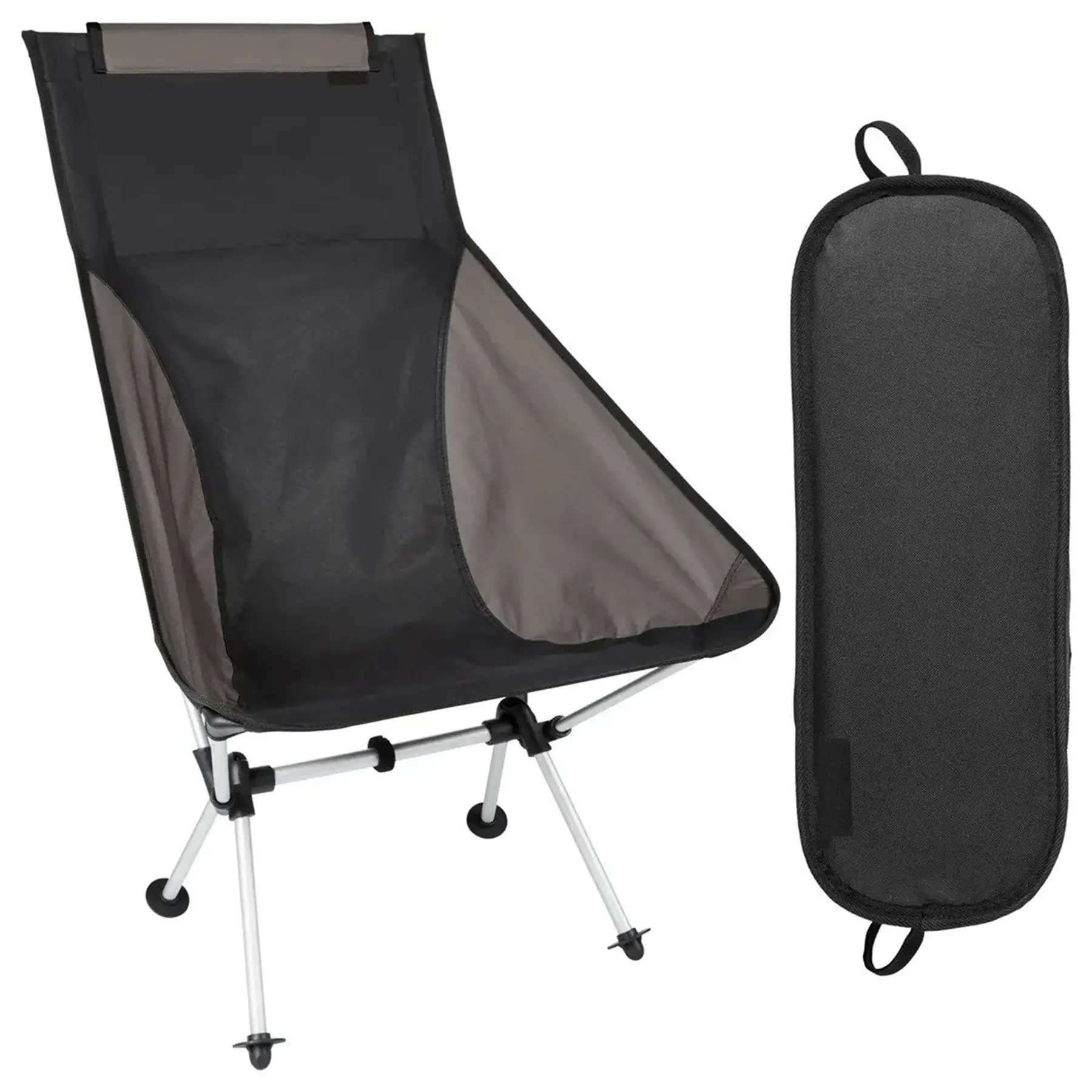 Ultralight Foldable Outdoor Travel Seat with Padded Headrest