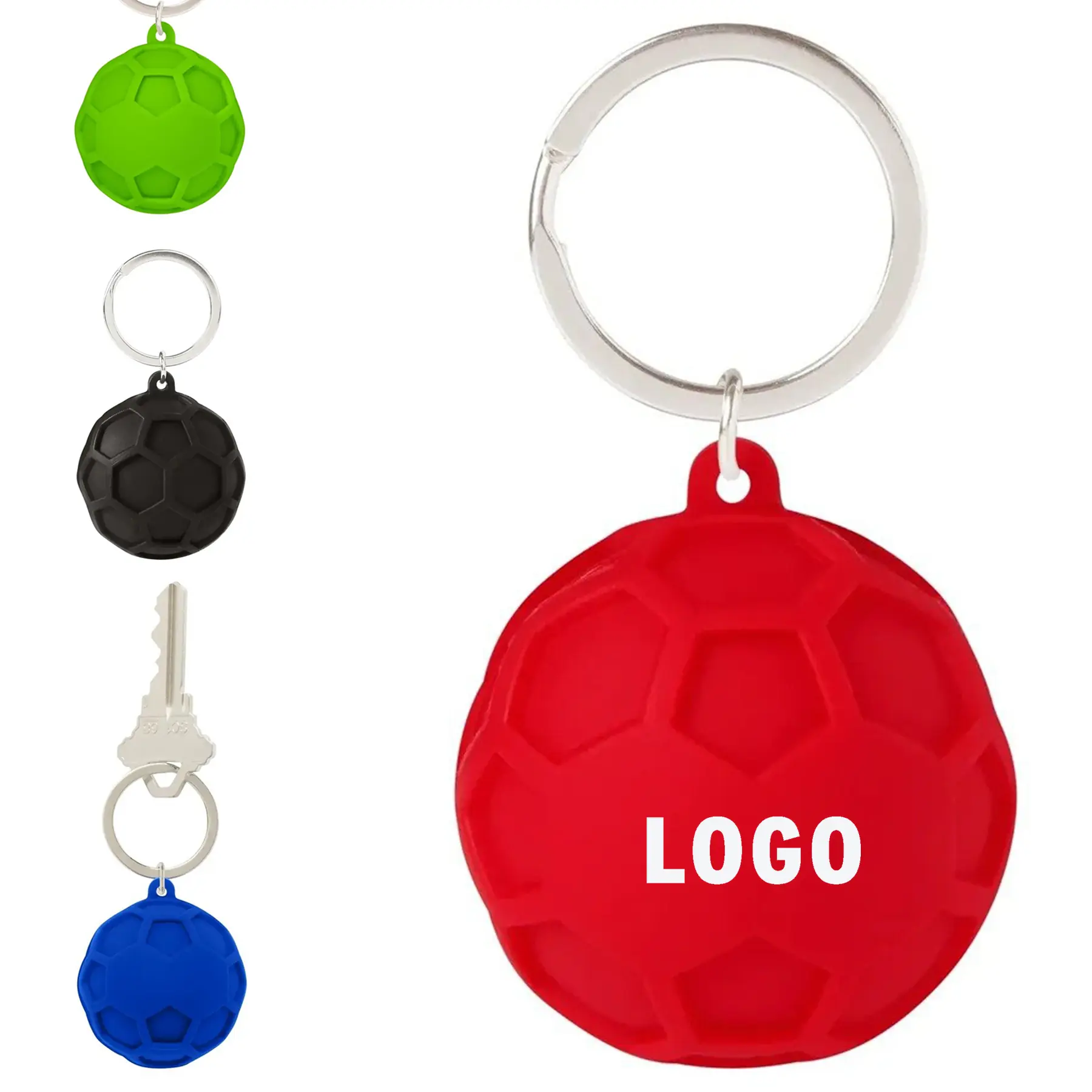 Soft Textured Squishy Fidget Keychain Stress Relief Ball 2
