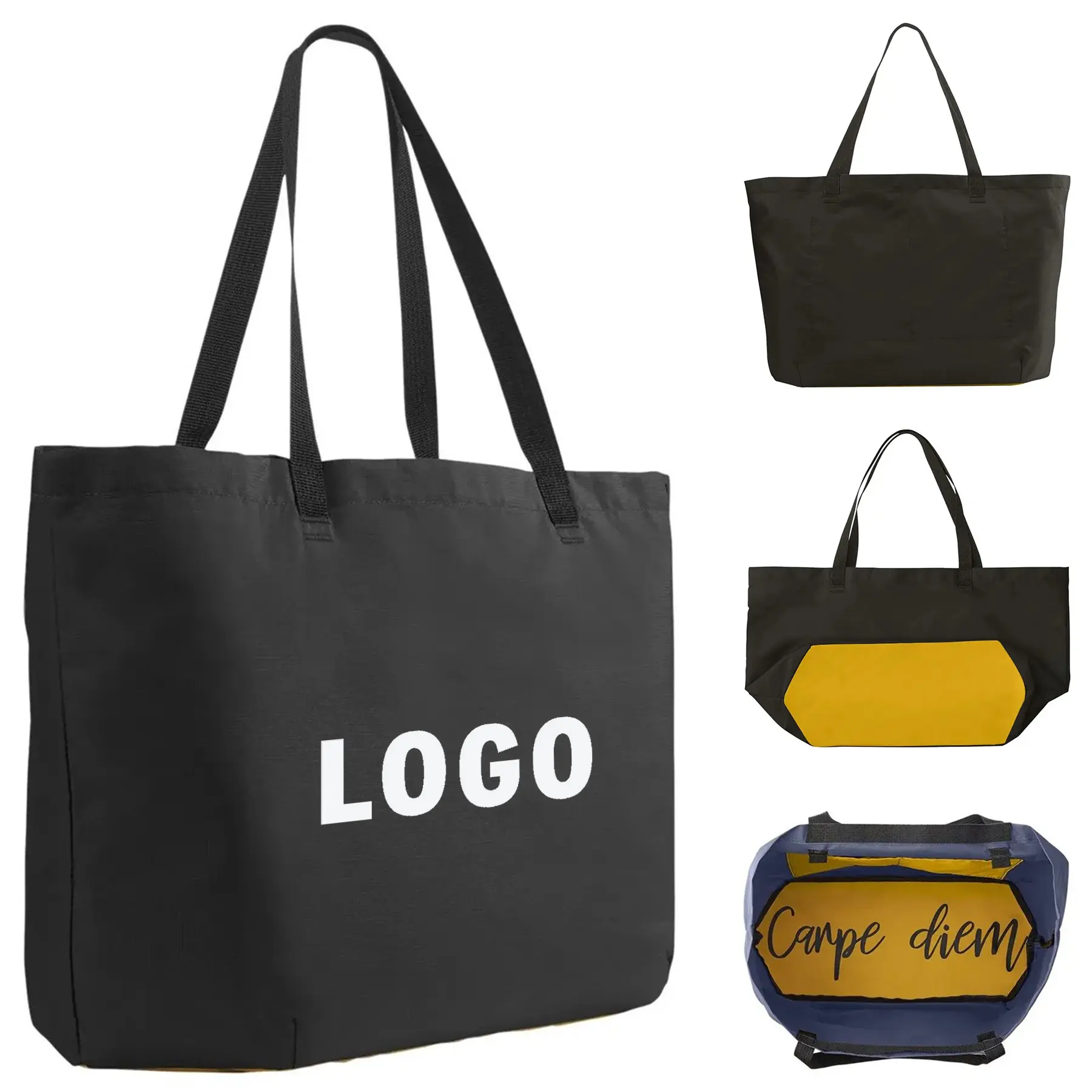 Eco Friendly Tote Bag Carpe Diem Hidden Message 2