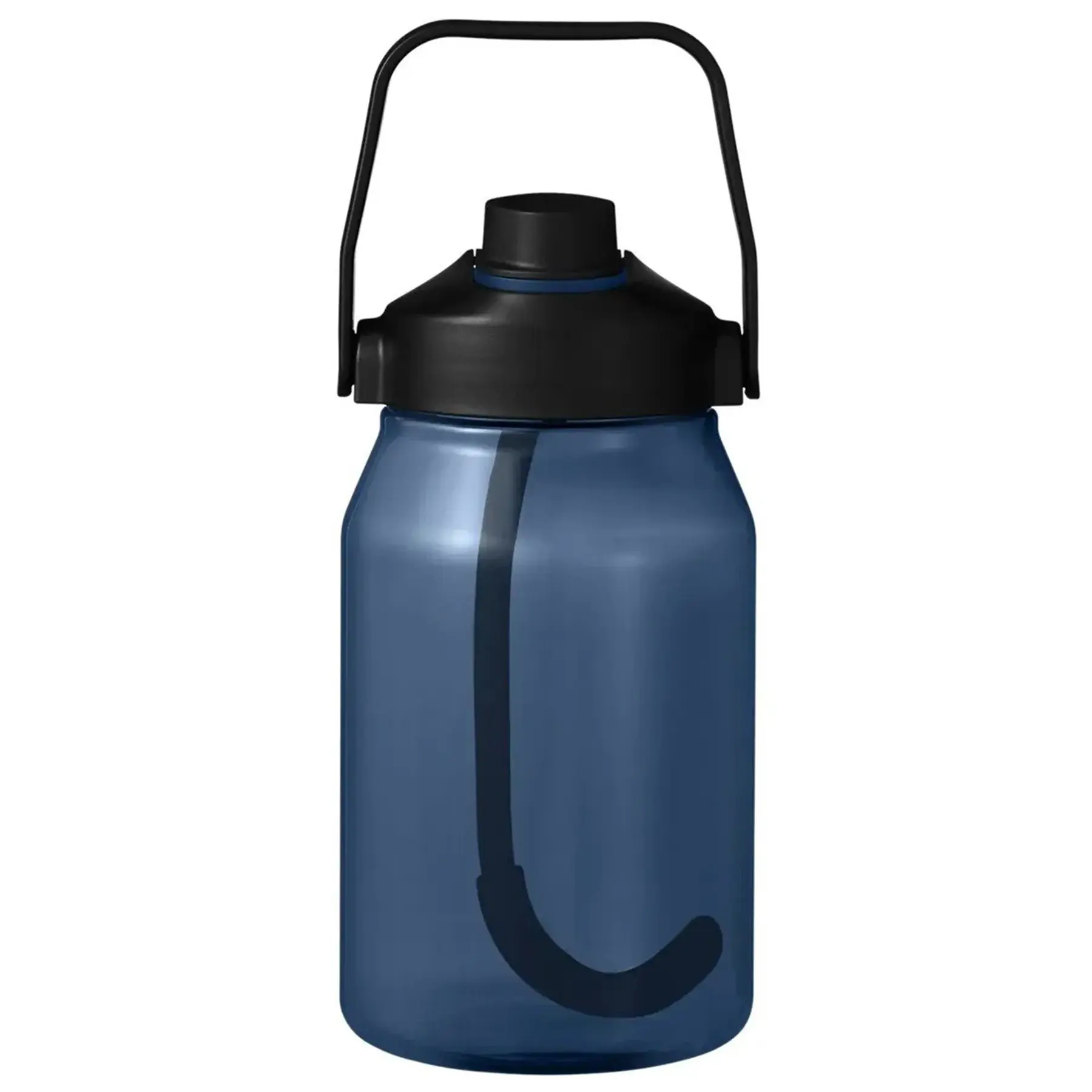 64 Ounce PCTG Plastic Sports Water Bottle Large Capacity Hydration Jug Straw