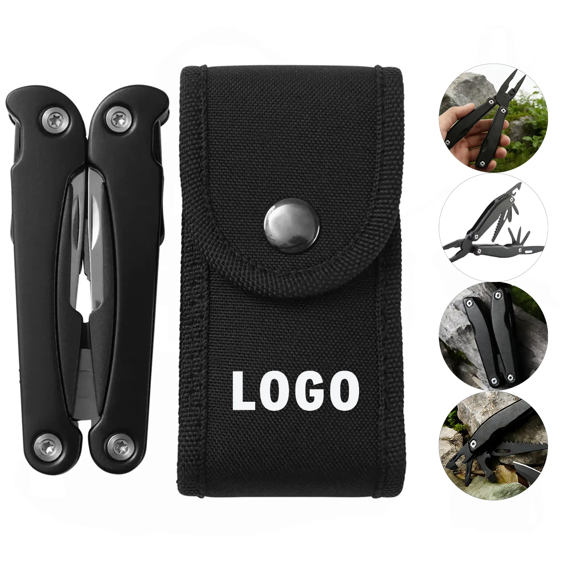 Premium Multi Function Tool Kit Stainless Steel Nylon Sheath 2