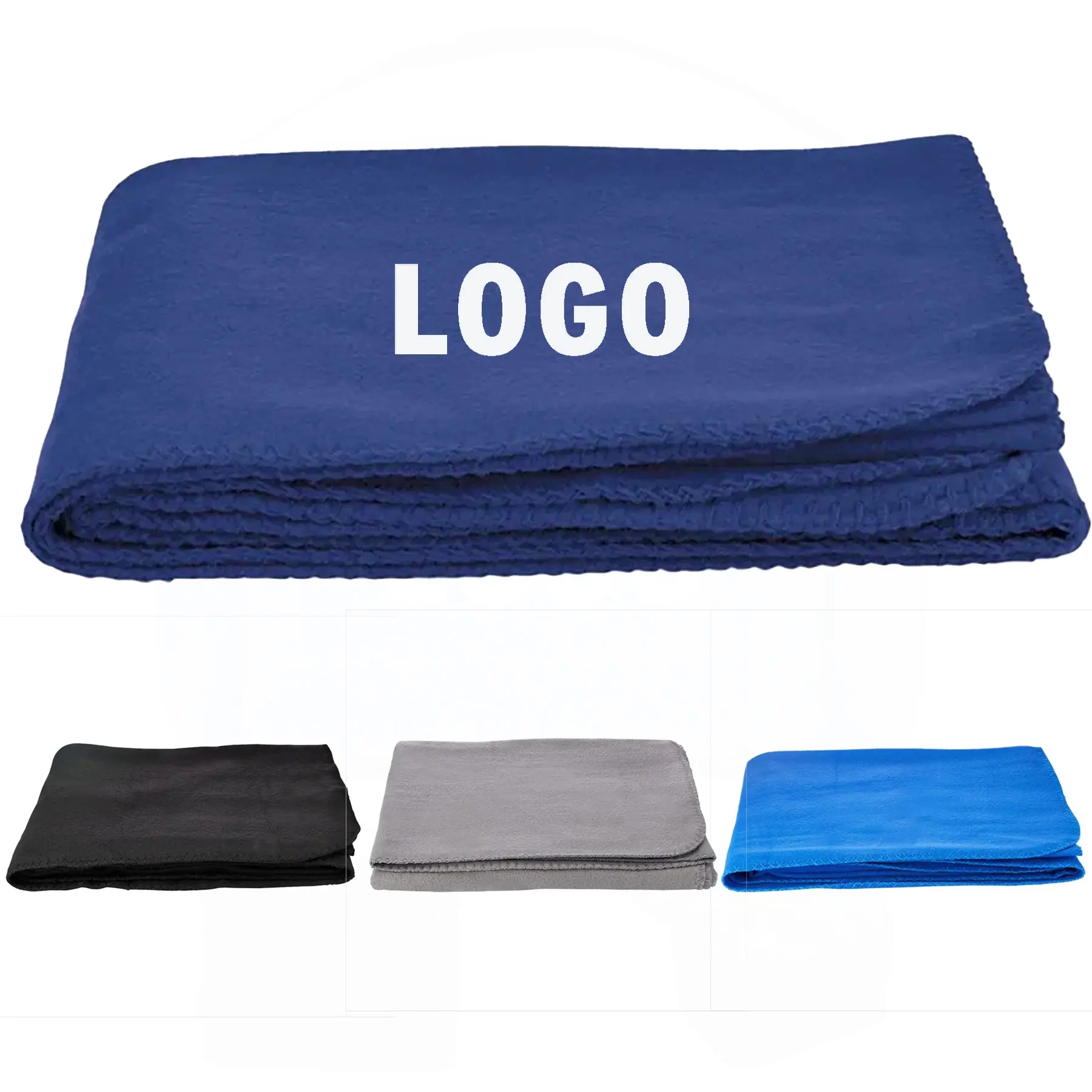 Personalized Soft Polyester Fleece Throw Blanket 2