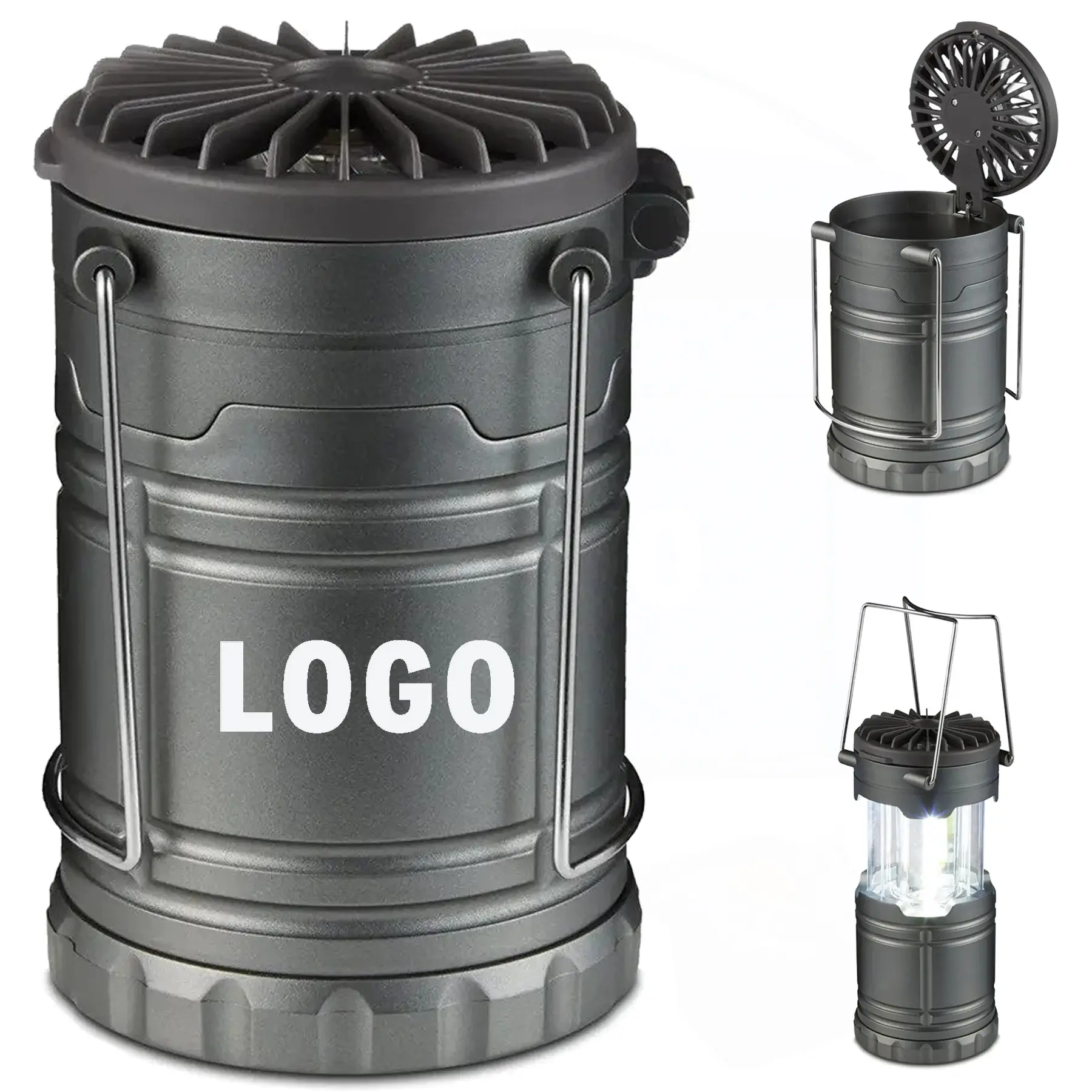 Multifunction Camping Lantern Flashlight Fan 2