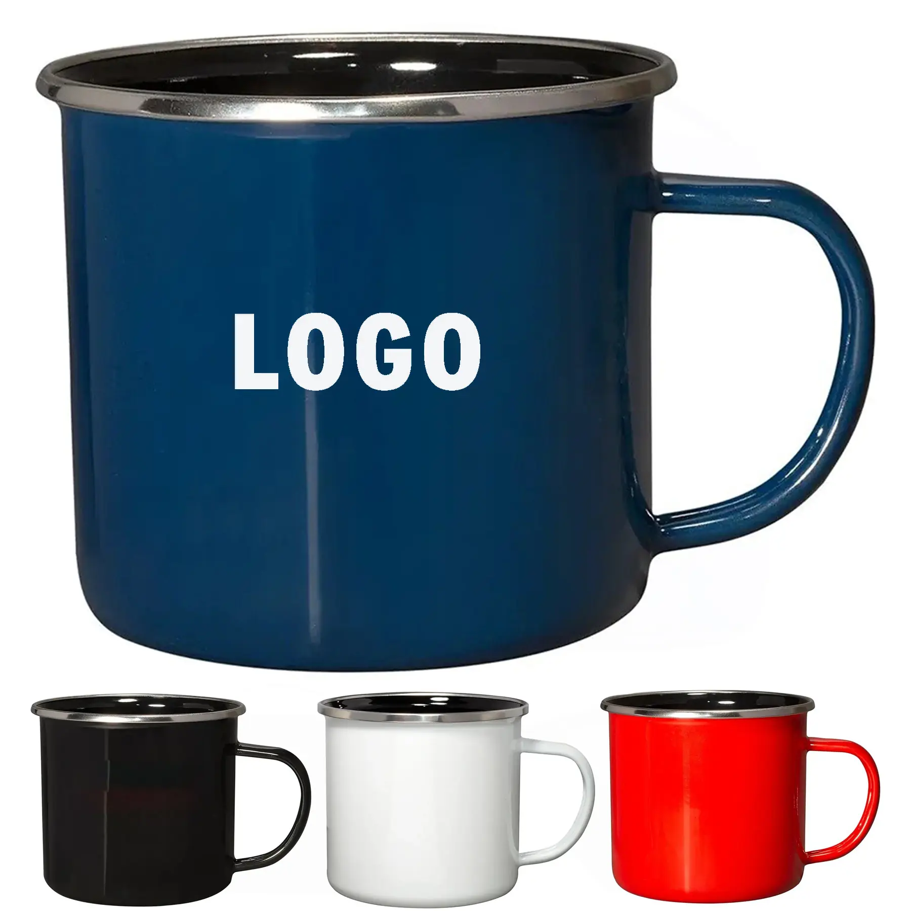 Enamel Steel Rim Camp Mug 2