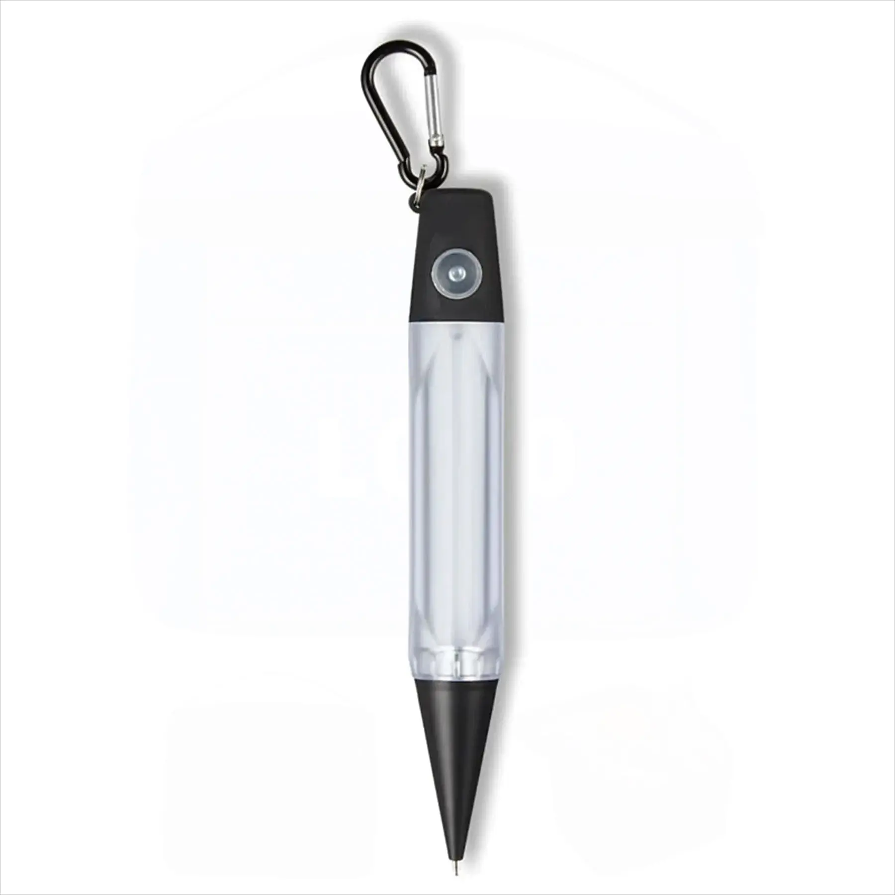 LED Pen Flashlight Lantern Carabiner Multifunction Writing Tool