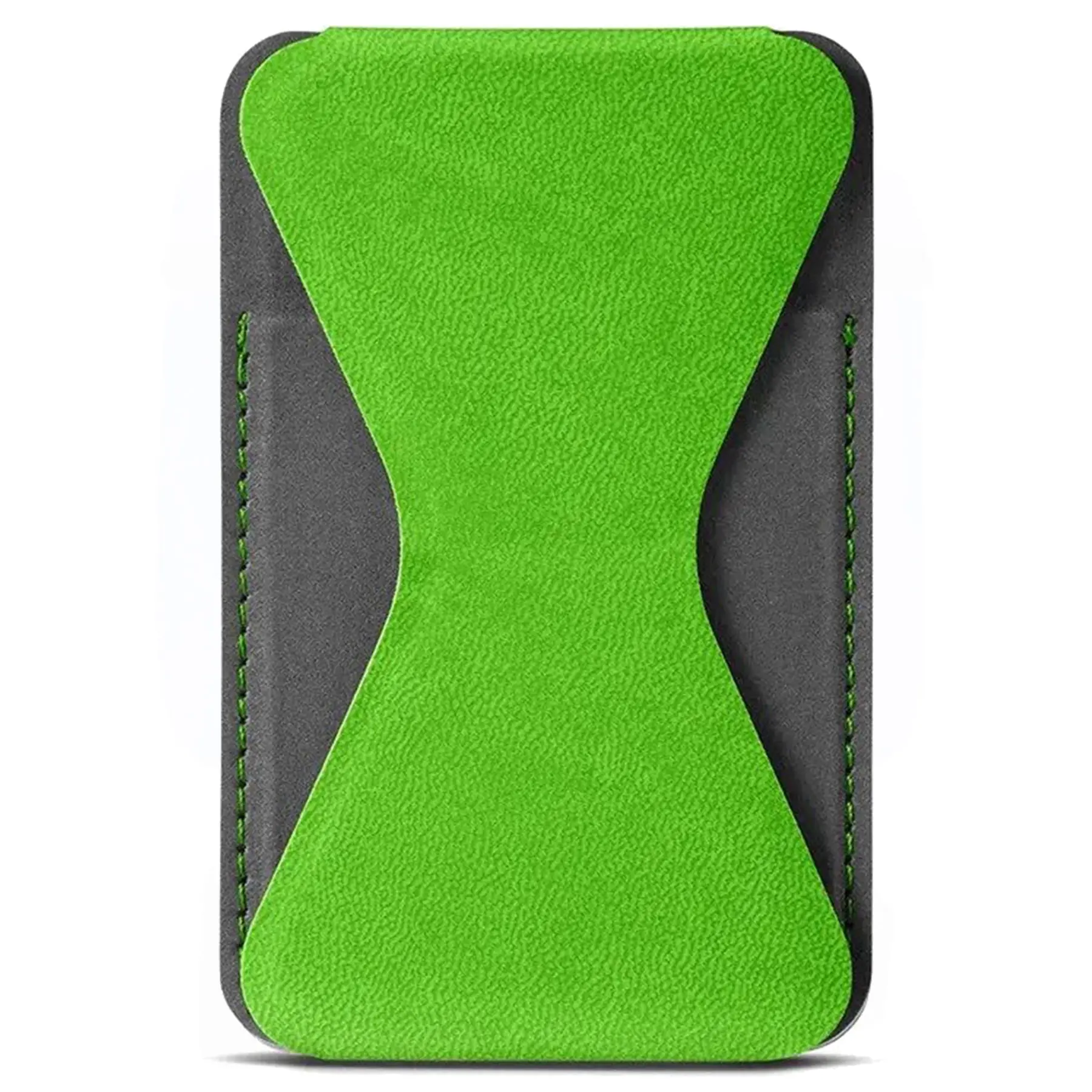 Magnetic Soft PU Leather Wallet Phone Stand Card Holder Strong Adhesive Back