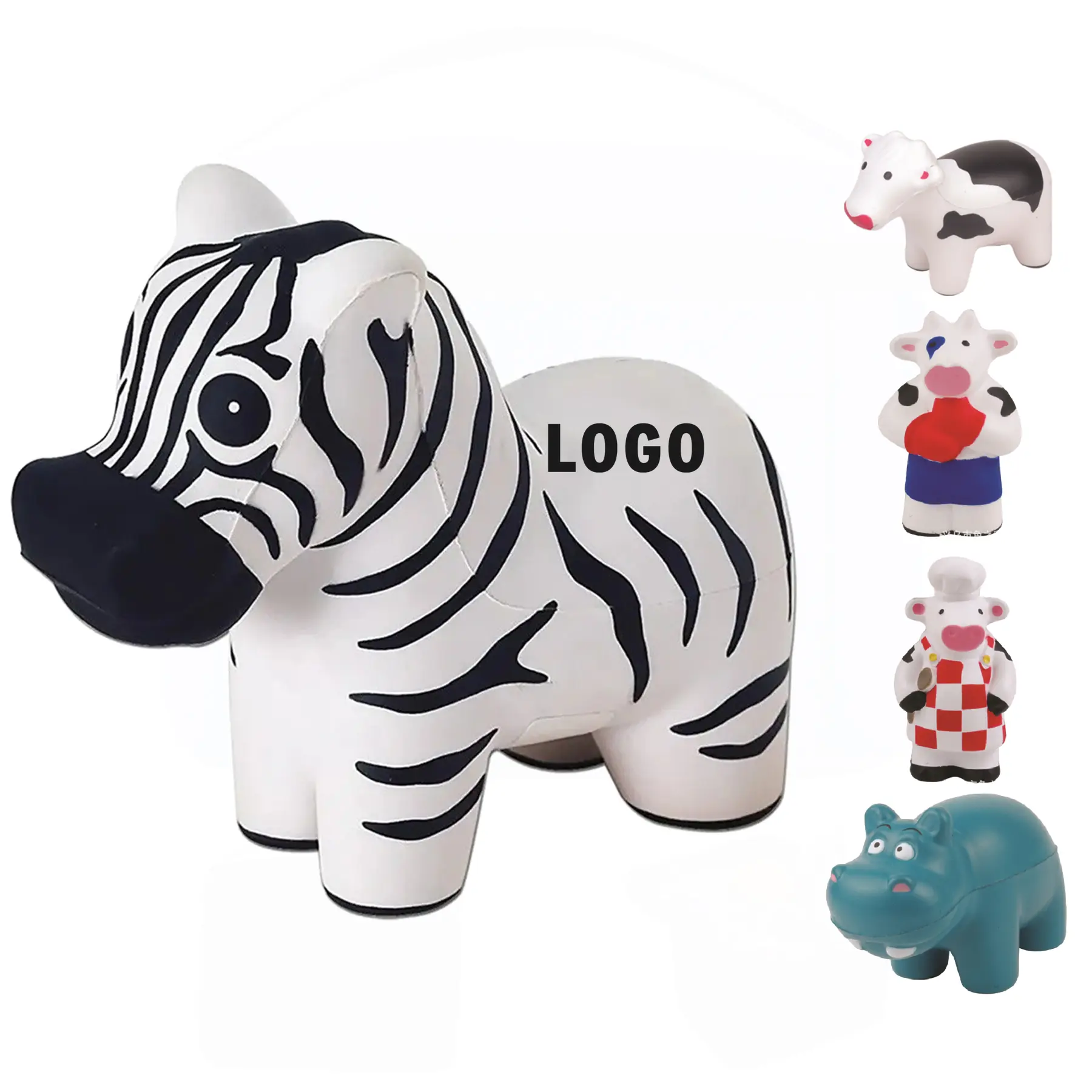 Zebra Stress Relief Squeeze Ball 2