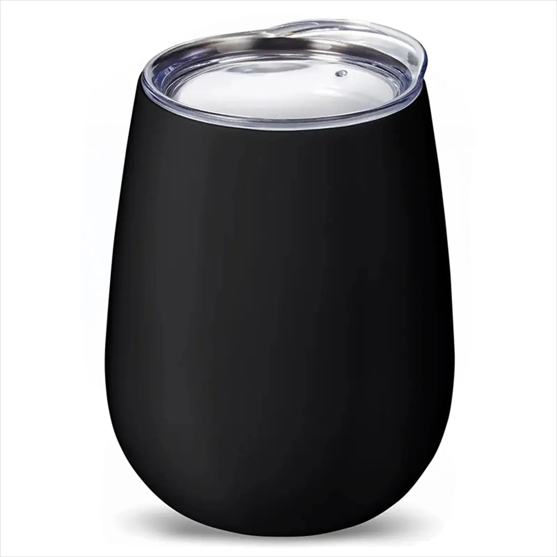 10 oz Double Wall Vacuum Insulated Stemless Wine Tumbler Lid Included