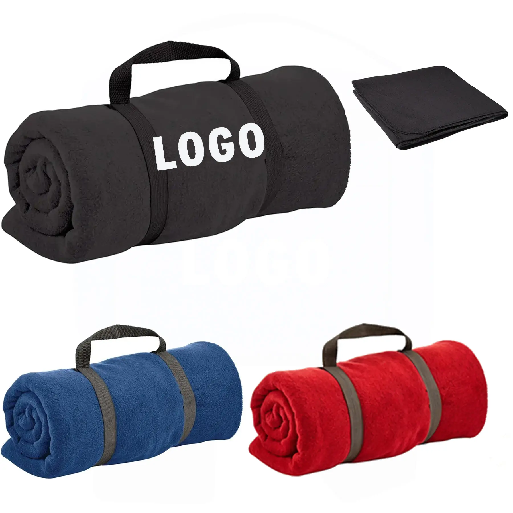 Value Brushed Polyester Fleece Blanket 2