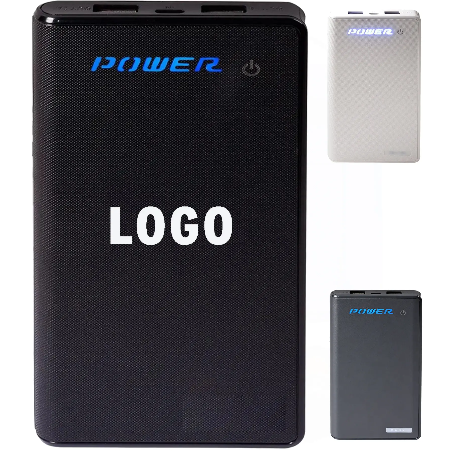 Portable 12000mAh Dual USB Power Bank External Battery Pack for Smartphones Tablets 2
