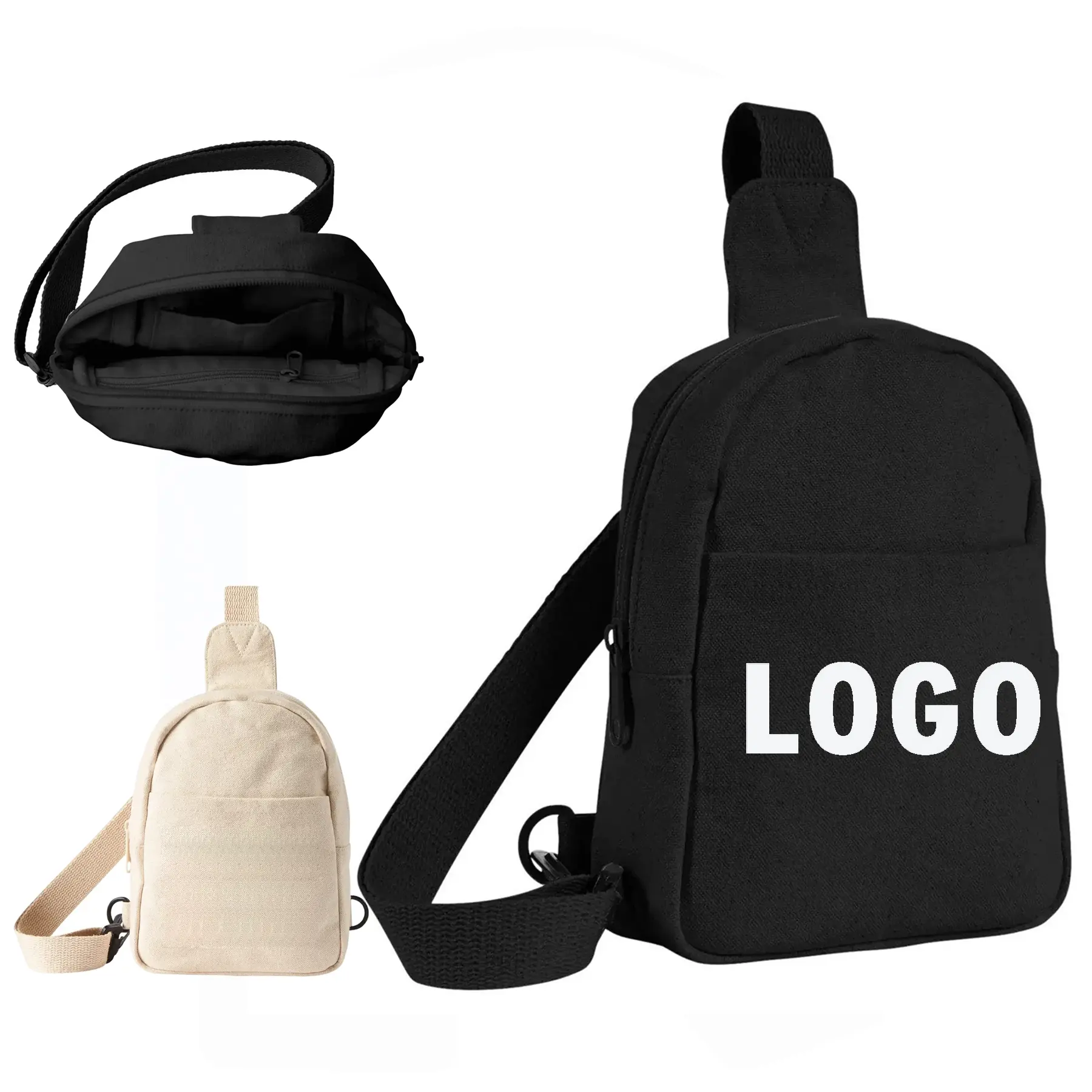 Sustainable Recycled Cotton Crossbody Bag 2