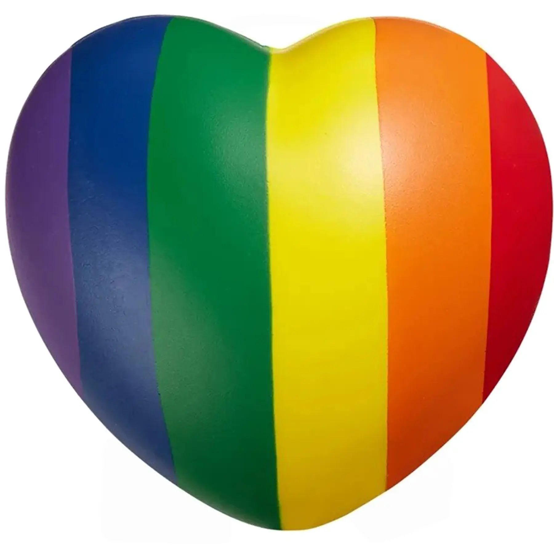 Rainbow Pride Heart Squeeze Ball Stress Relief Toy