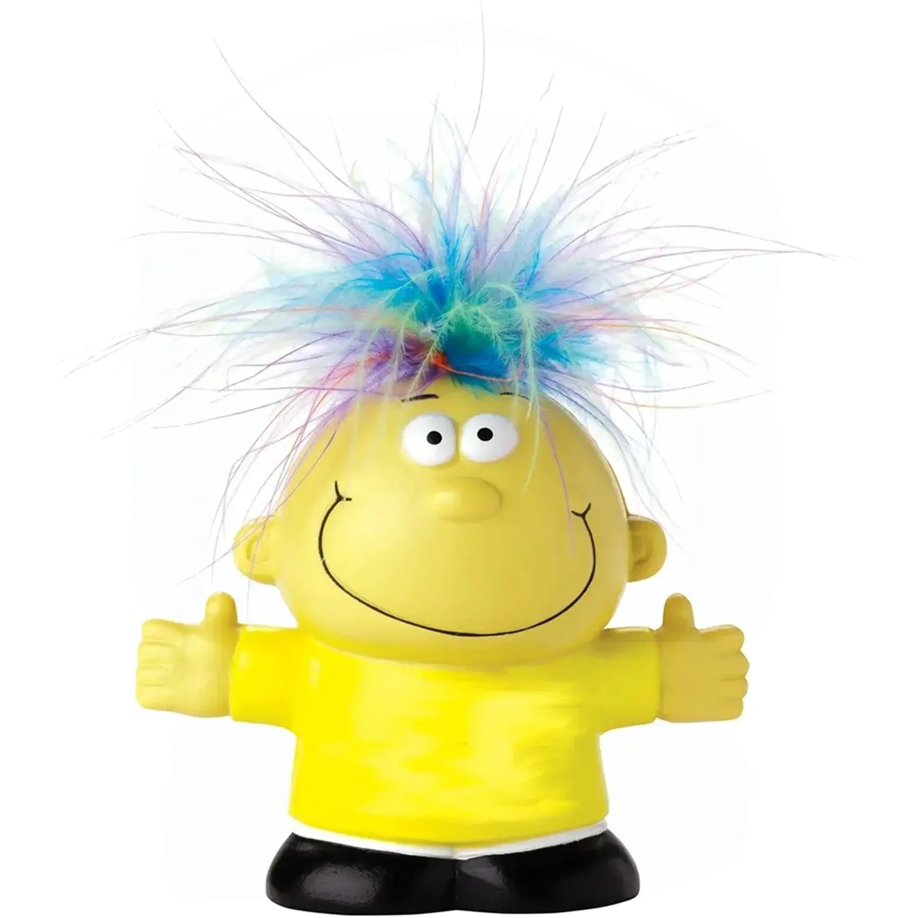 Silly Hair Talking Stress Ball with Funny Message