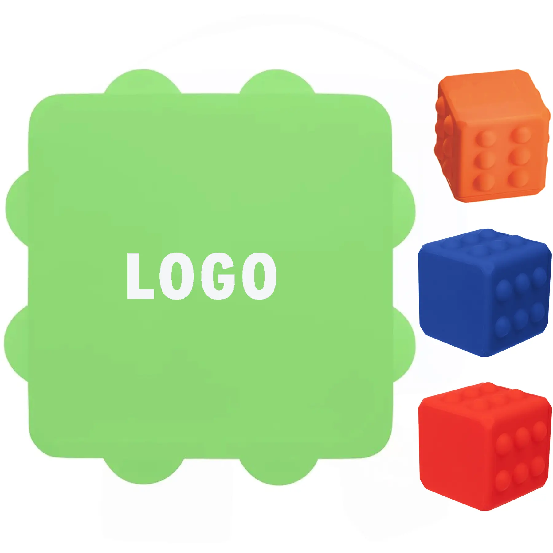 Glowing Push Pop Cube Fidget Toy 2