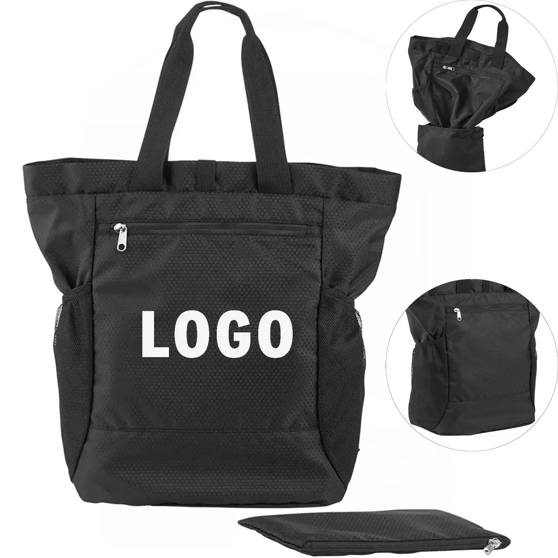Eco Friendly Foldable Travel Backpack with Tote Conversion 2