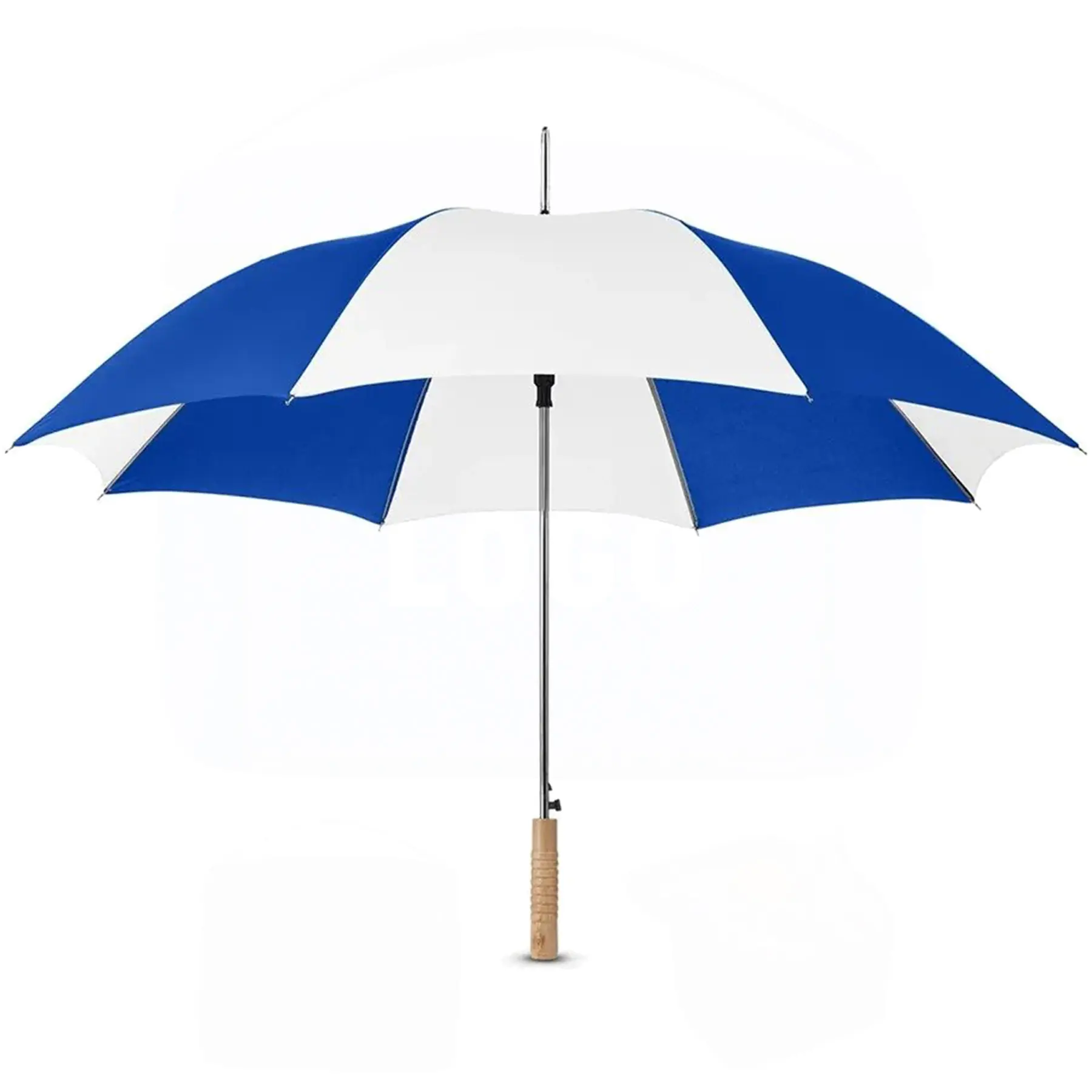 48 Arc Stick Umbrella Eucalyptus Handle Auto Open Manual Close 8 Panel