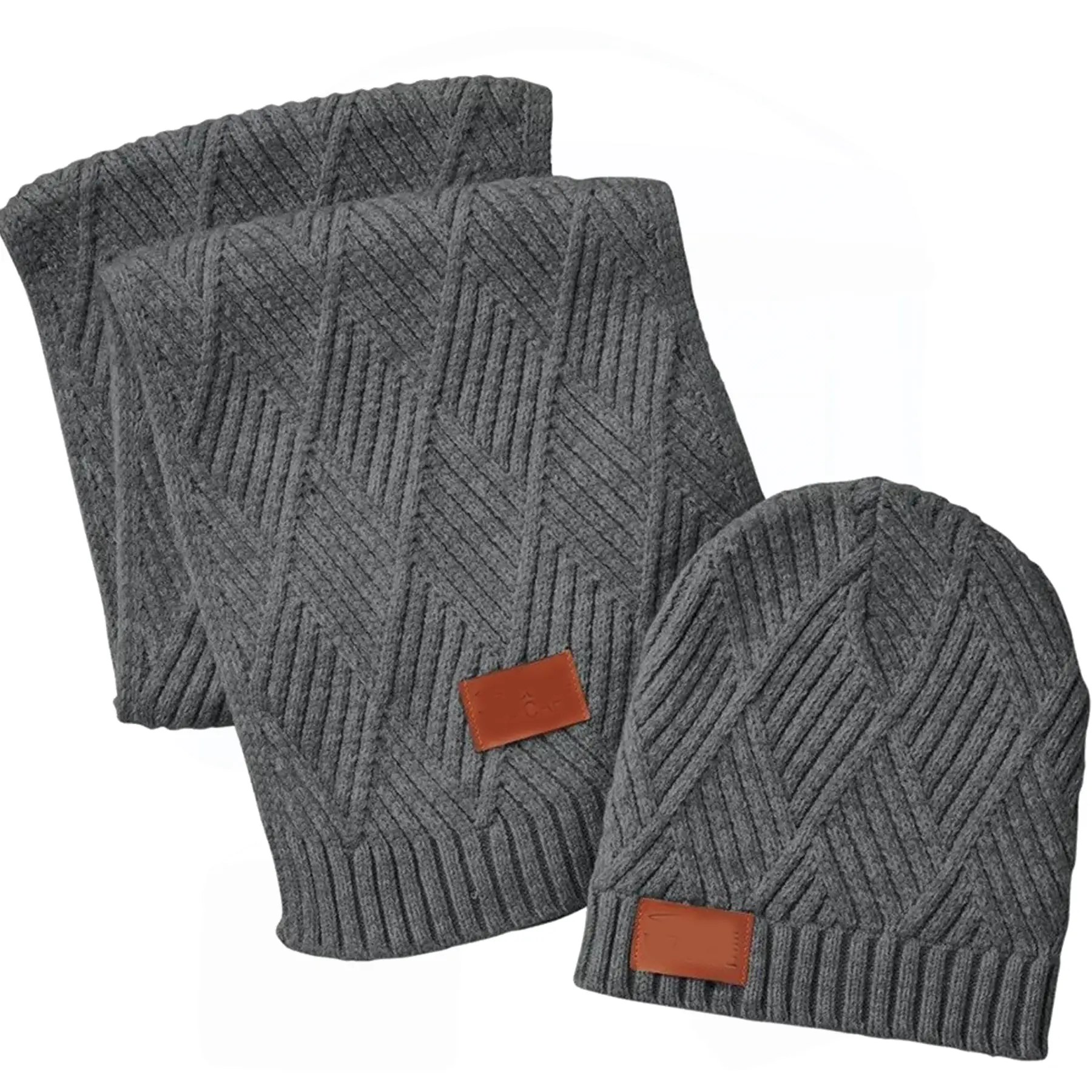 Winter Knit Hat Scarf Gift Pack