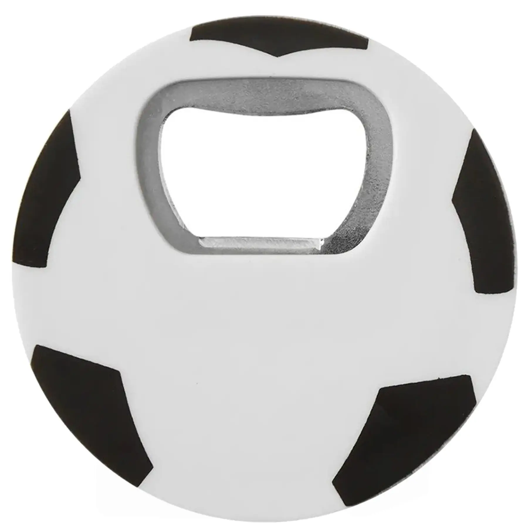 Soccer Ball Shape Bottle Opener Magnet
