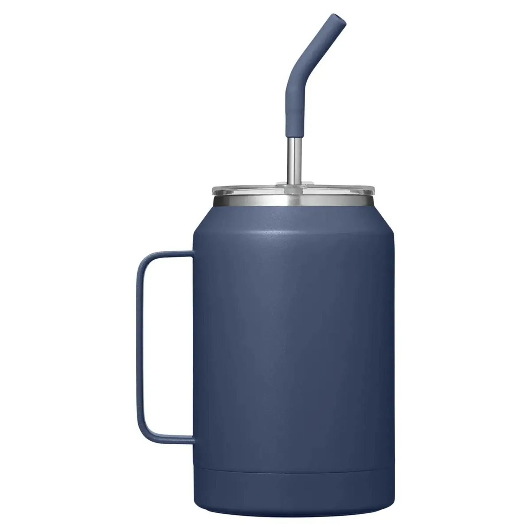 32oz Vacuum Insulated Stainless Steel Travel Mug Push Lid Straw