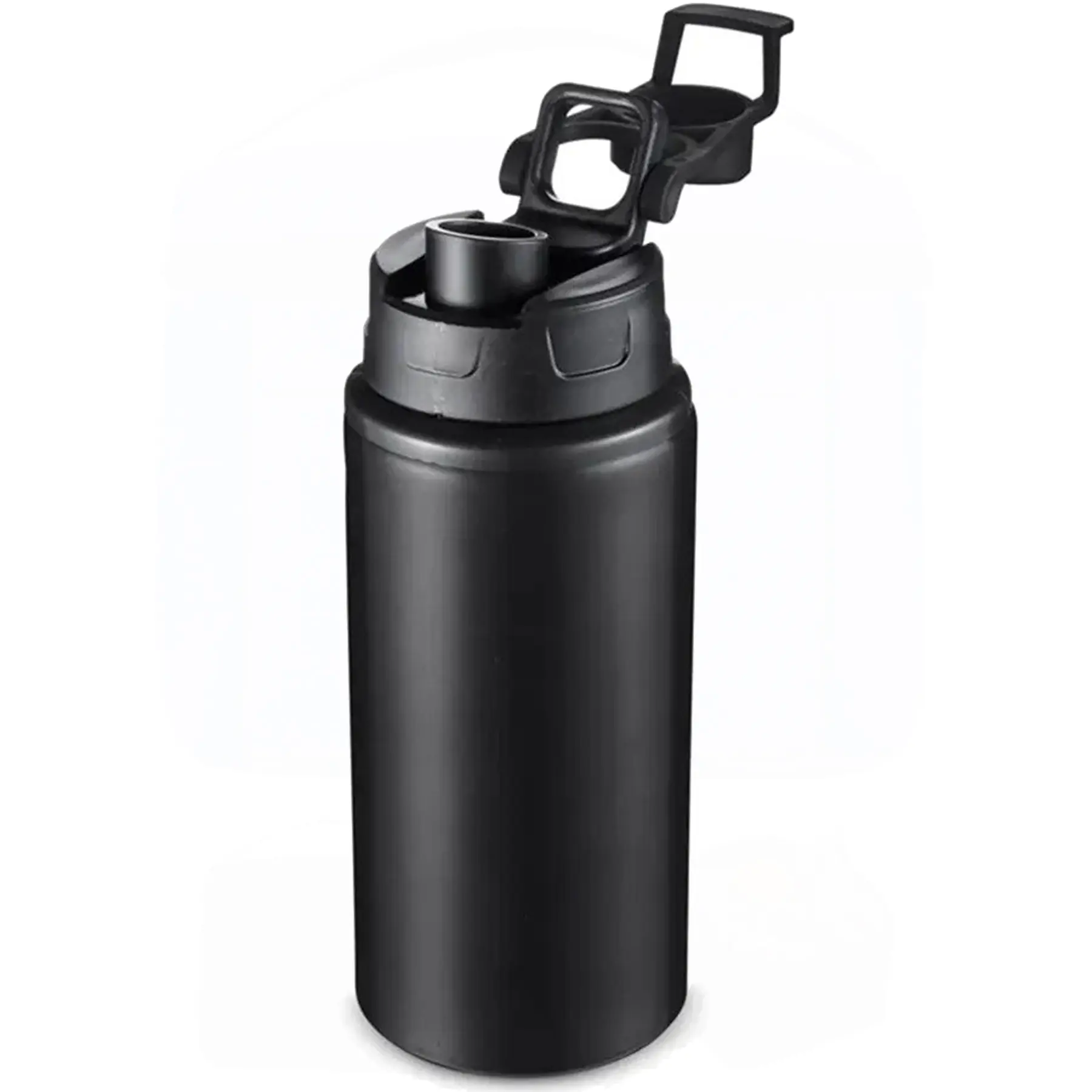 16.9oz Aluminum Water Bottle Glossy Push Pull Lid