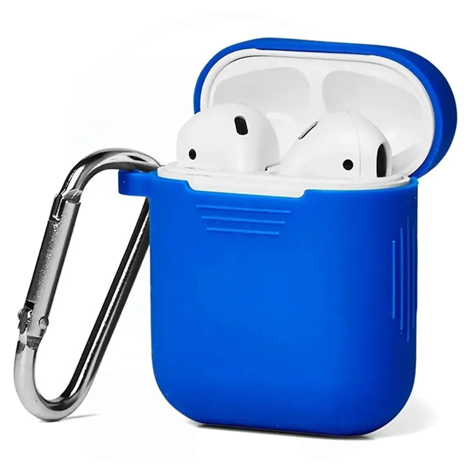 Silicone Earbud Case Carabiner Clip