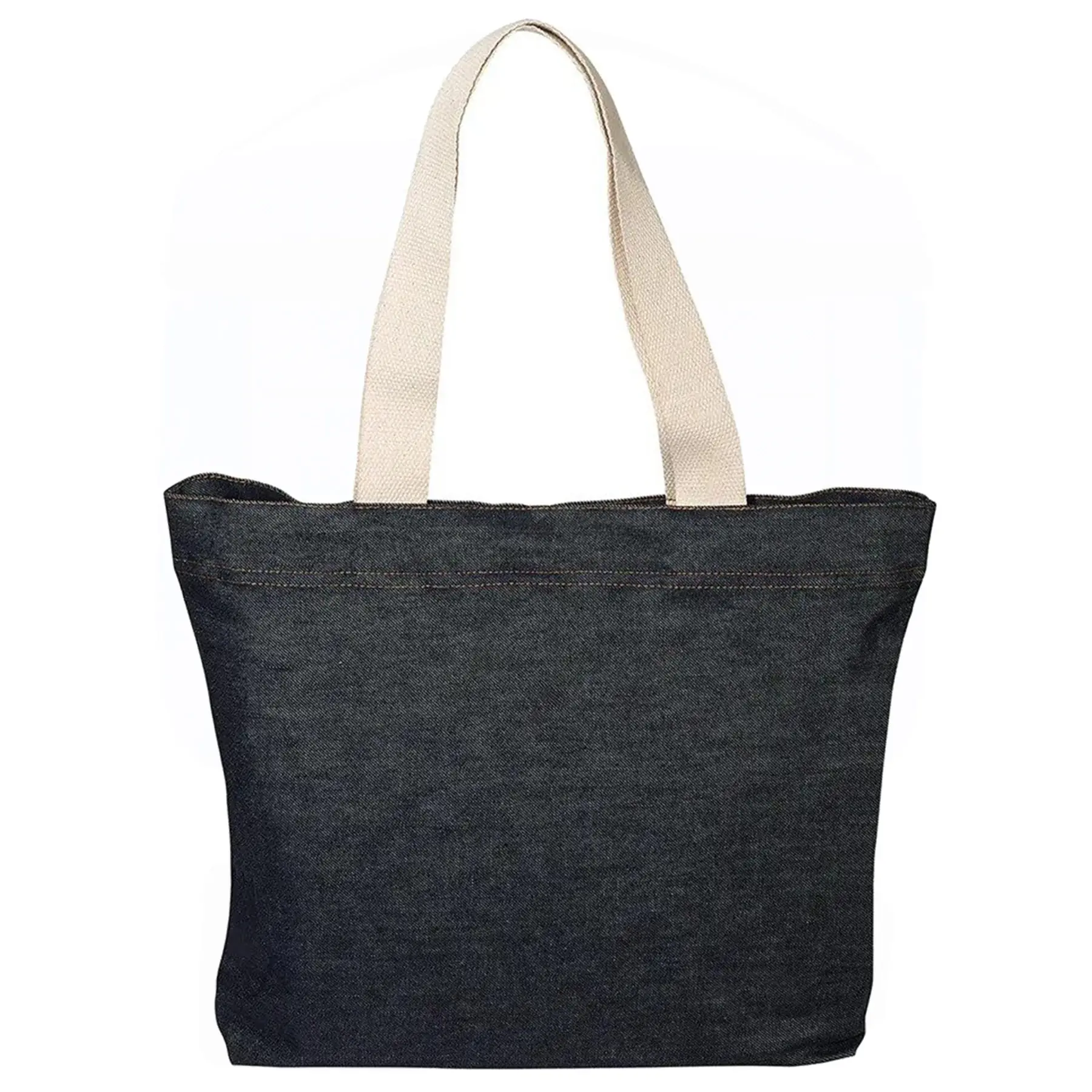 Classic Cotton Denim Carryall Tote