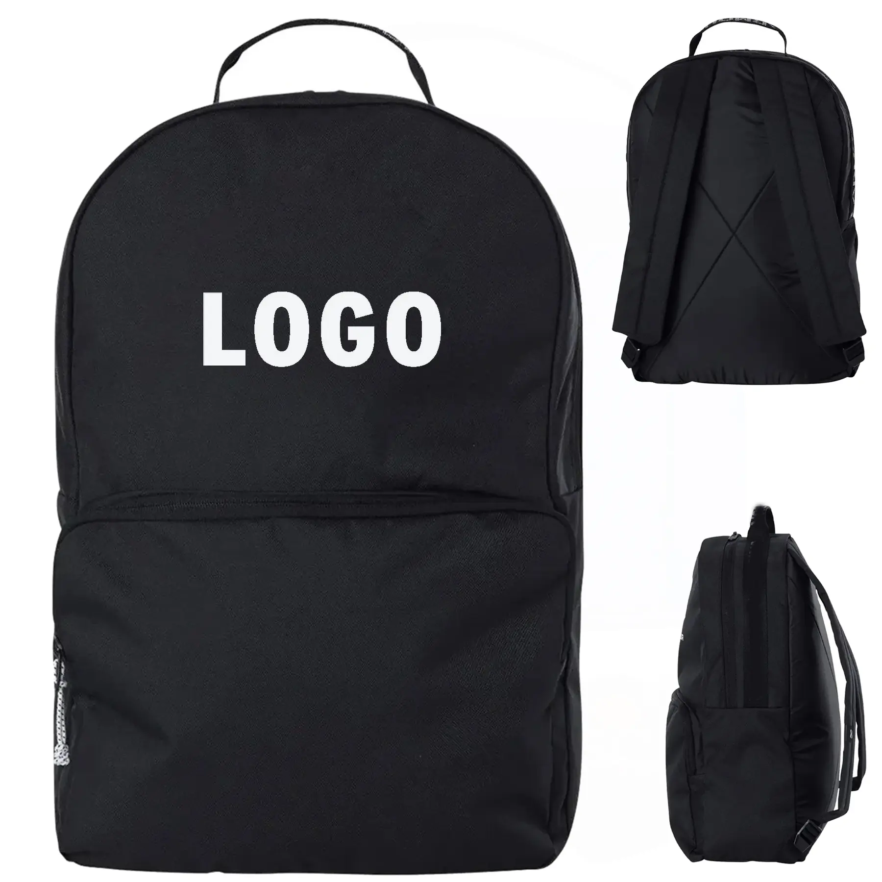 Water-Repellent Polyester Laptop Backpack with Multiple Pockets 2