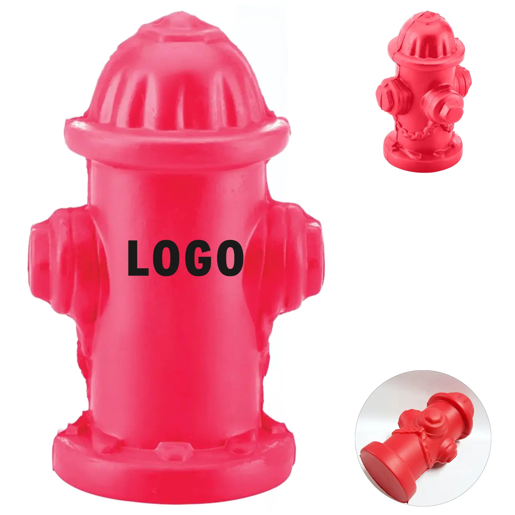 Custom Fire Hydrant Stress Relief Ball Promotional Giveaway 2