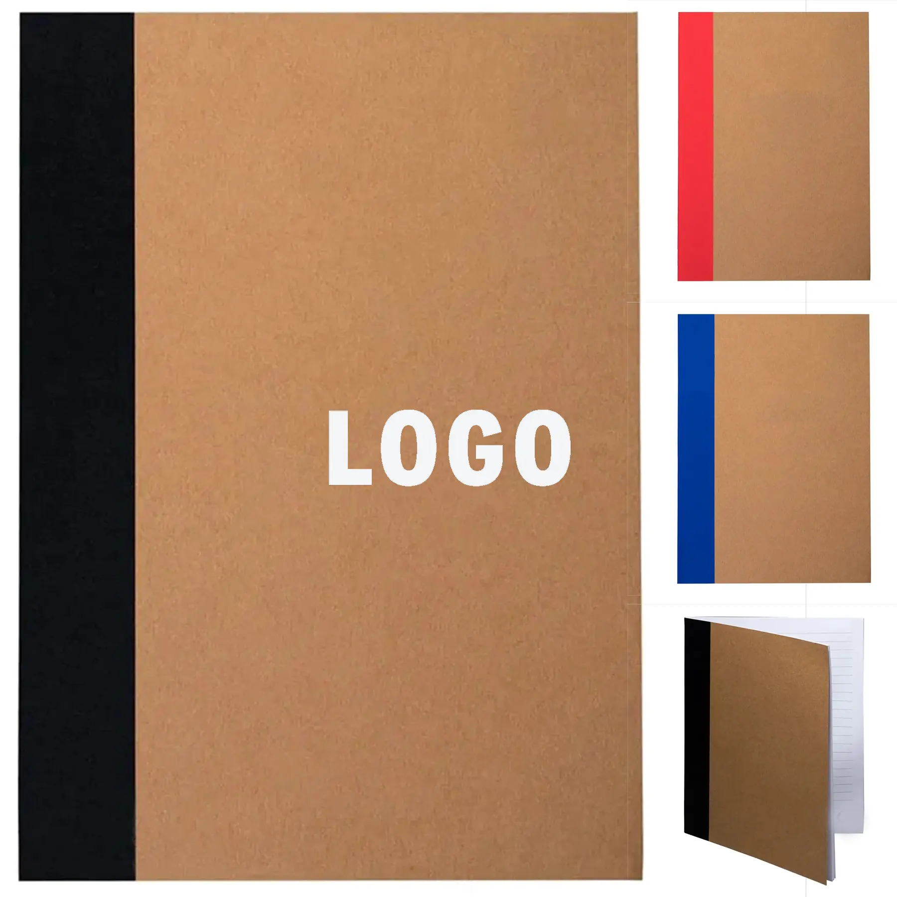 Recycled Color Block Bound Journal Notebook 2